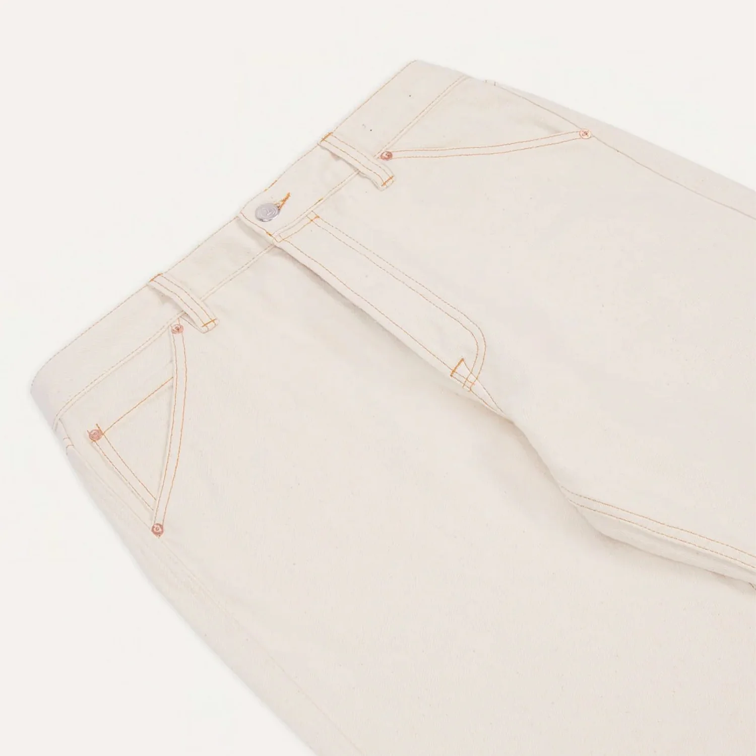 5 Pocket Selvedge Denim- Ecru - Image 5