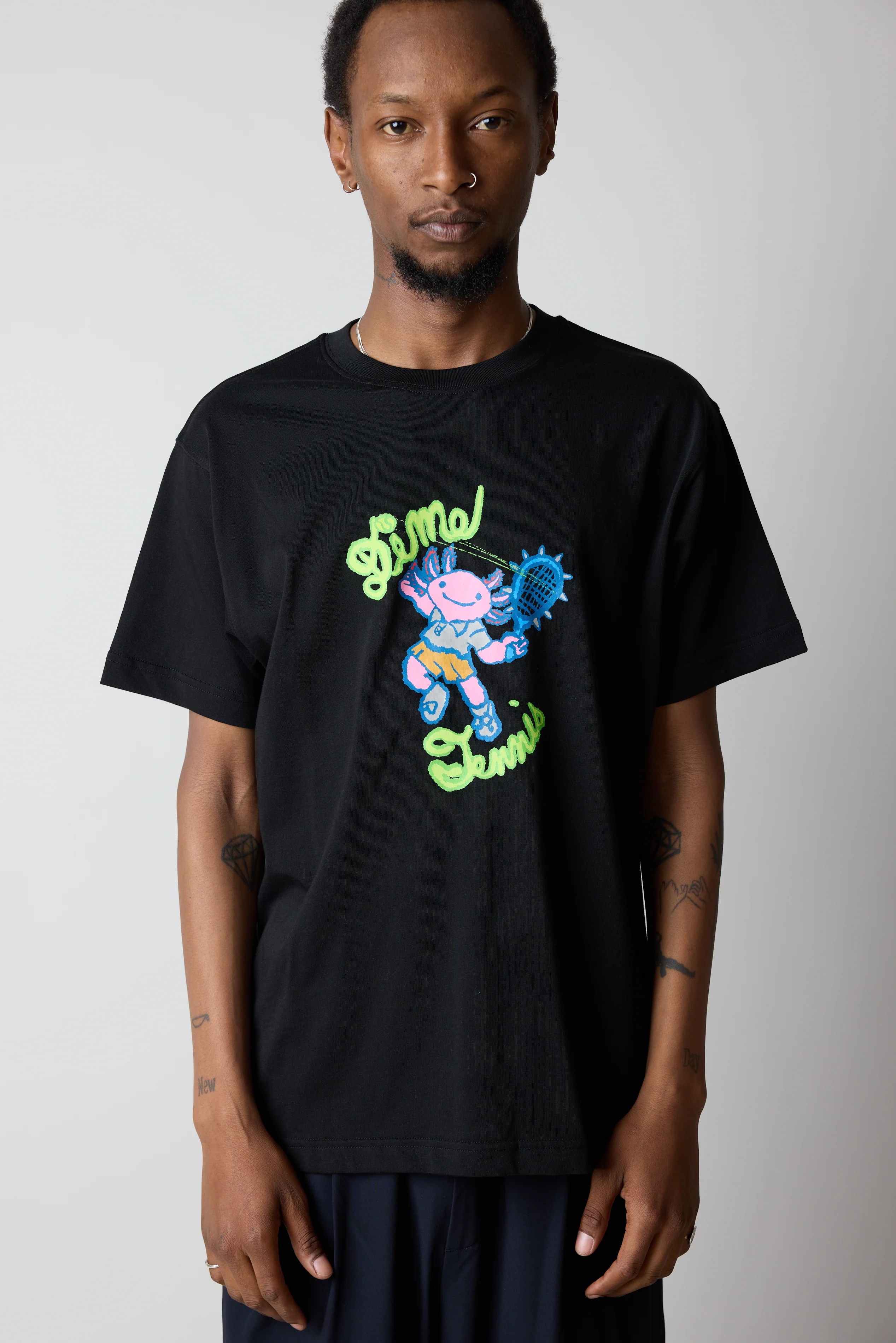 Axolotl T-Shirt - Black - Image 3