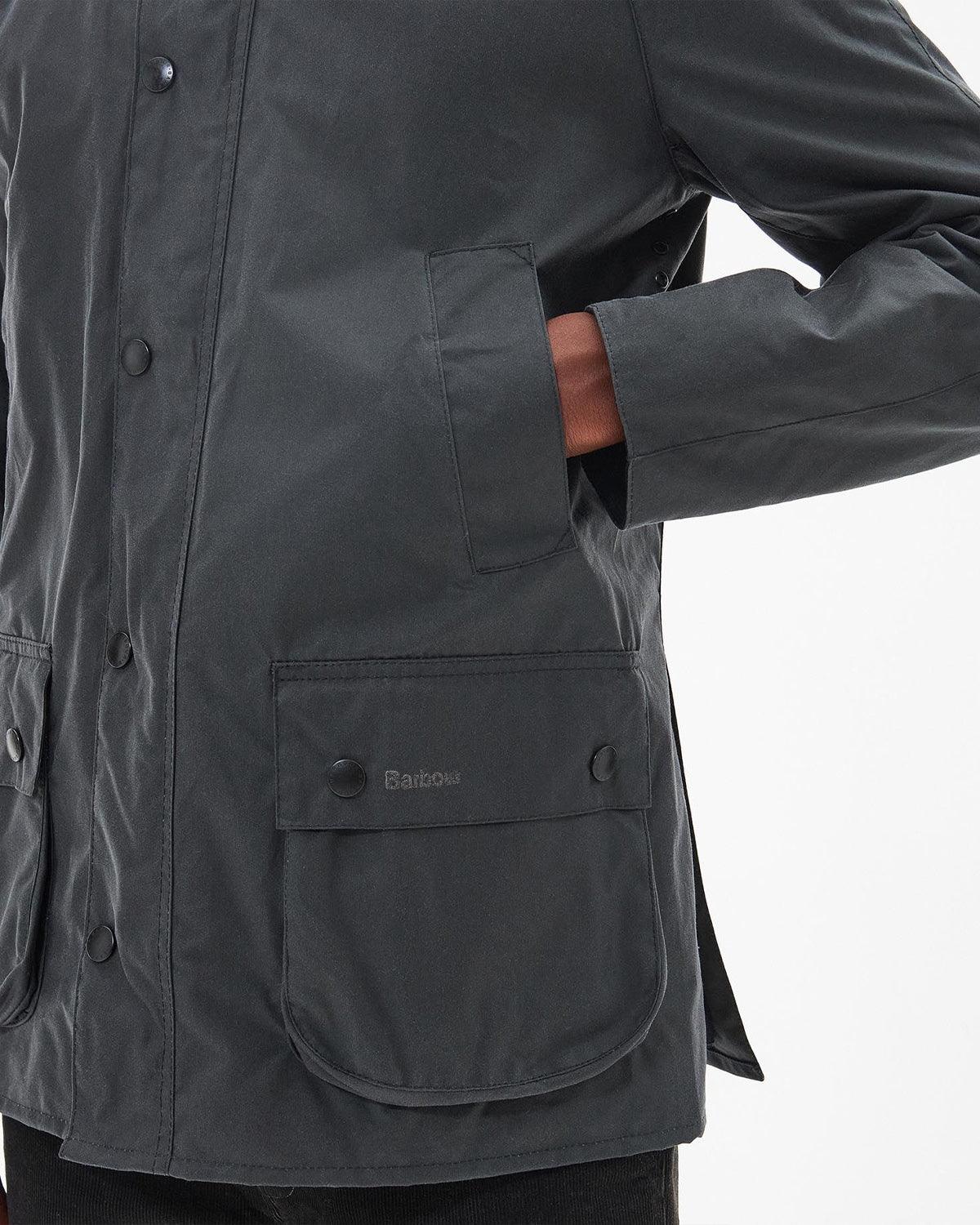 Ashby Wax Jacket - Grey Classic - Image 6