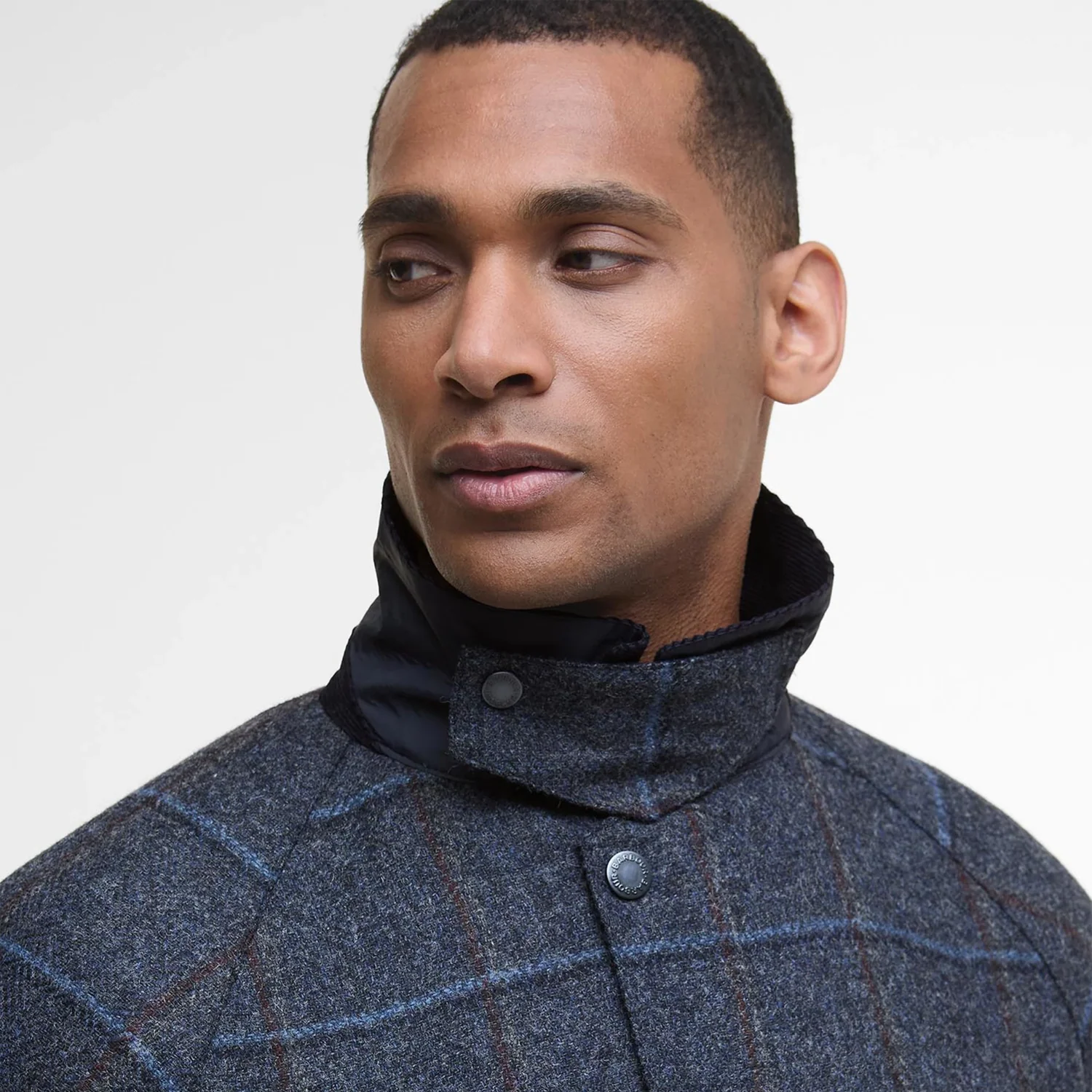 Bedale Check Wool - Blue - Image 2