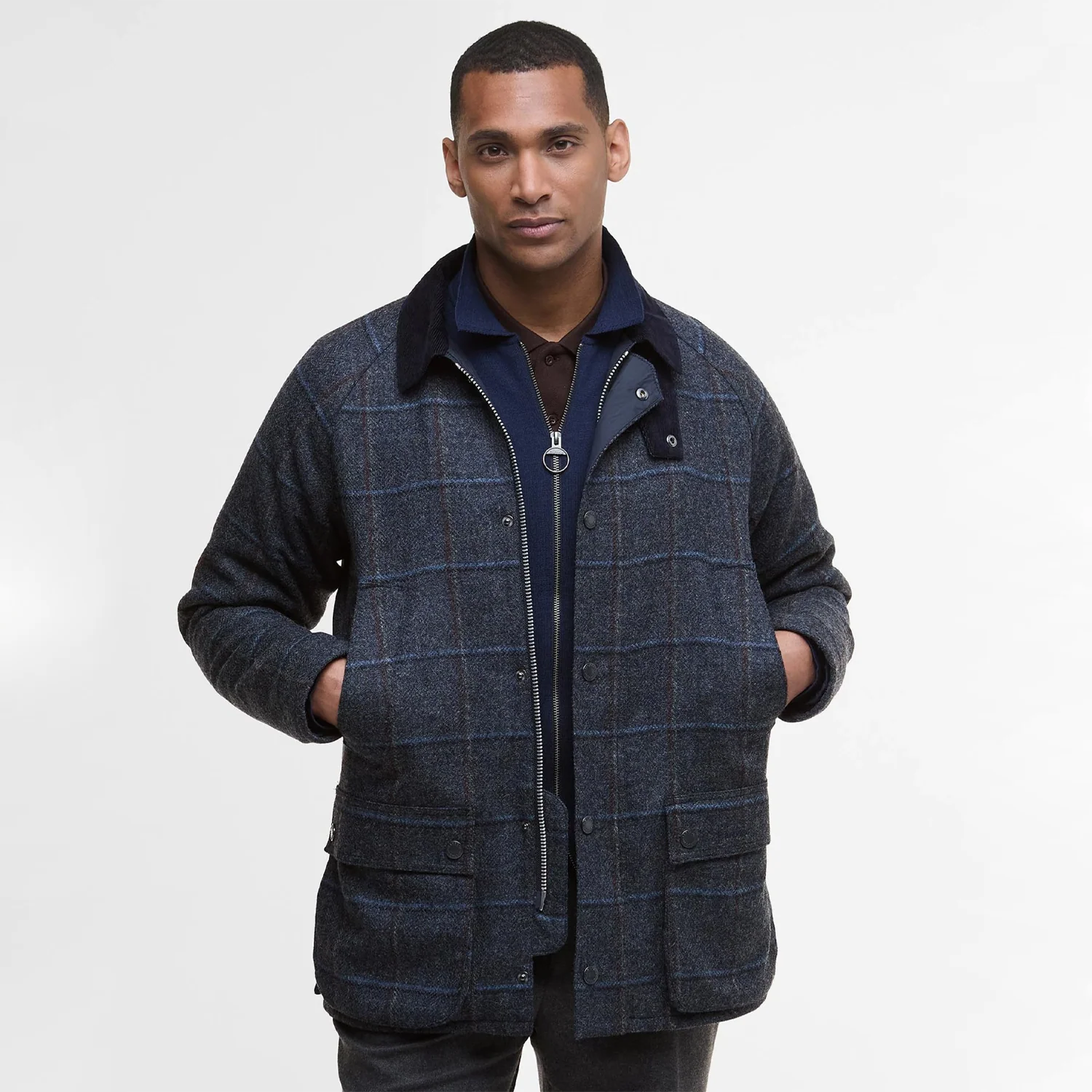Bedale Check Wool - Blue - Image 3