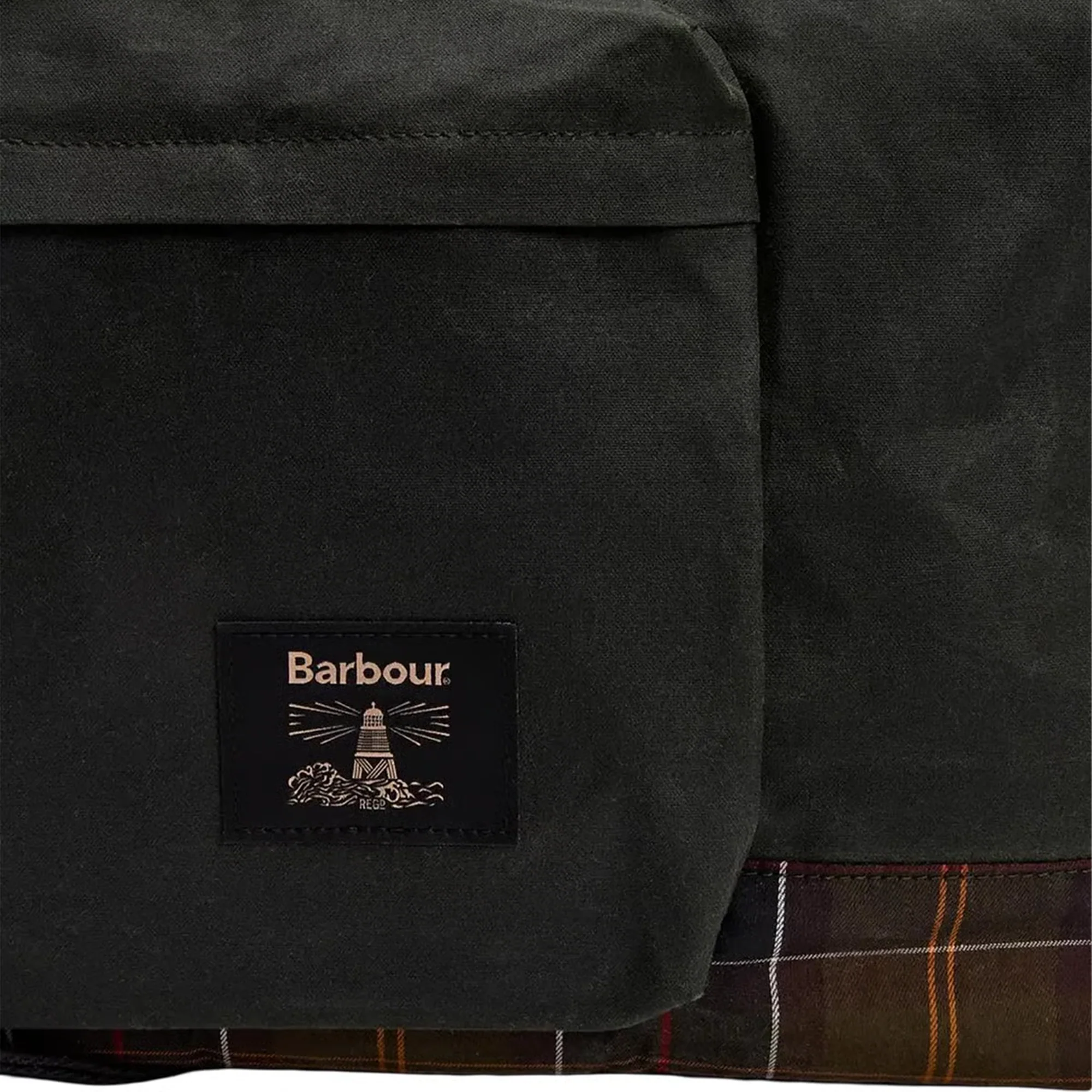 Barbour Field Wax Holdall Sage / Classic - Image 2