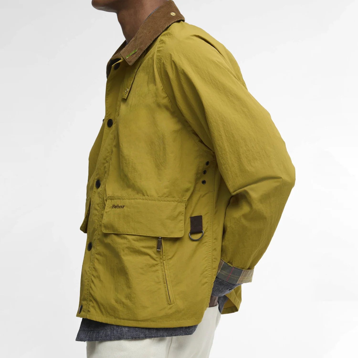 Barbour Icons Spey Casual Jacket - Amber Green - Image 3