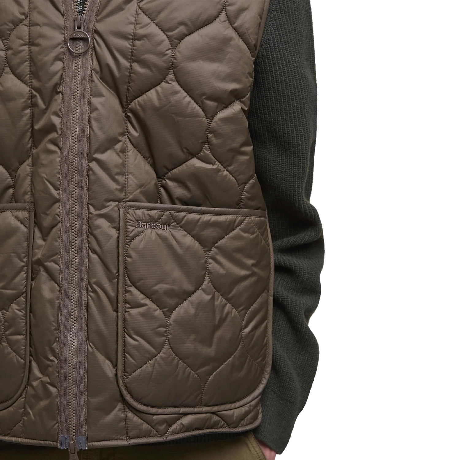 Barbour Re-engineered Utility Liddesdale Quilted Gilet - Dark olive - Image 2