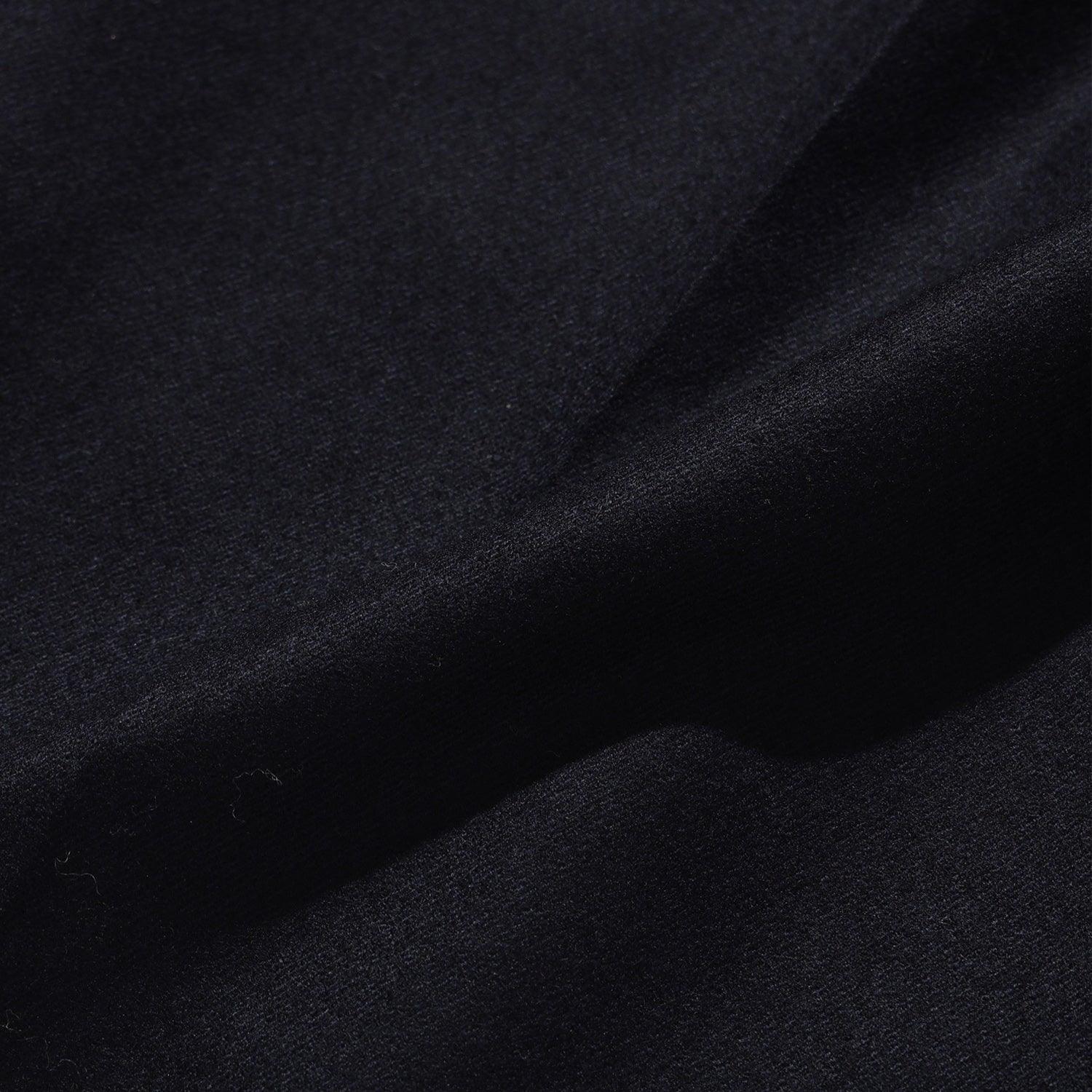2 Pleat Flannel Trouser - Navy - Image 3