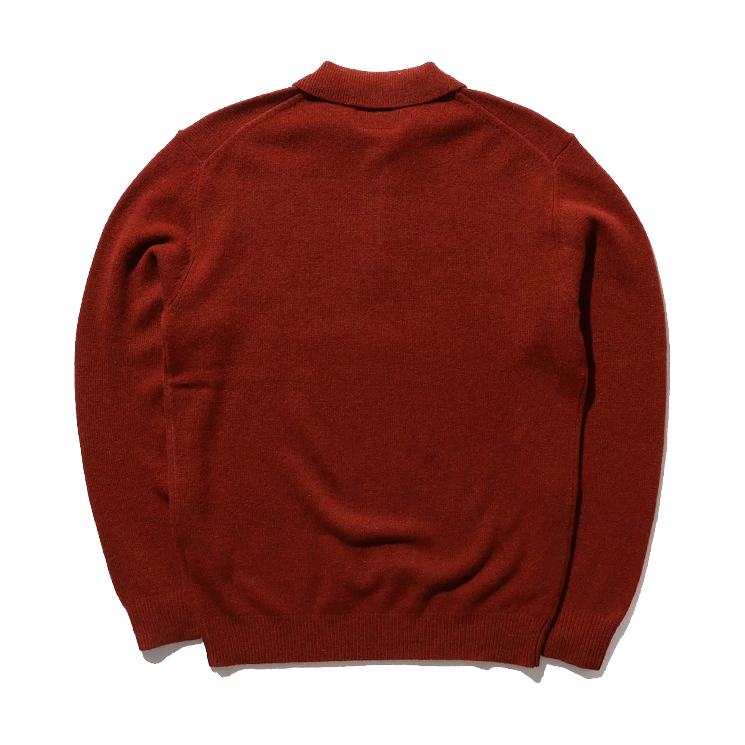 Knit 9G Polo - Burgundy - Image 3