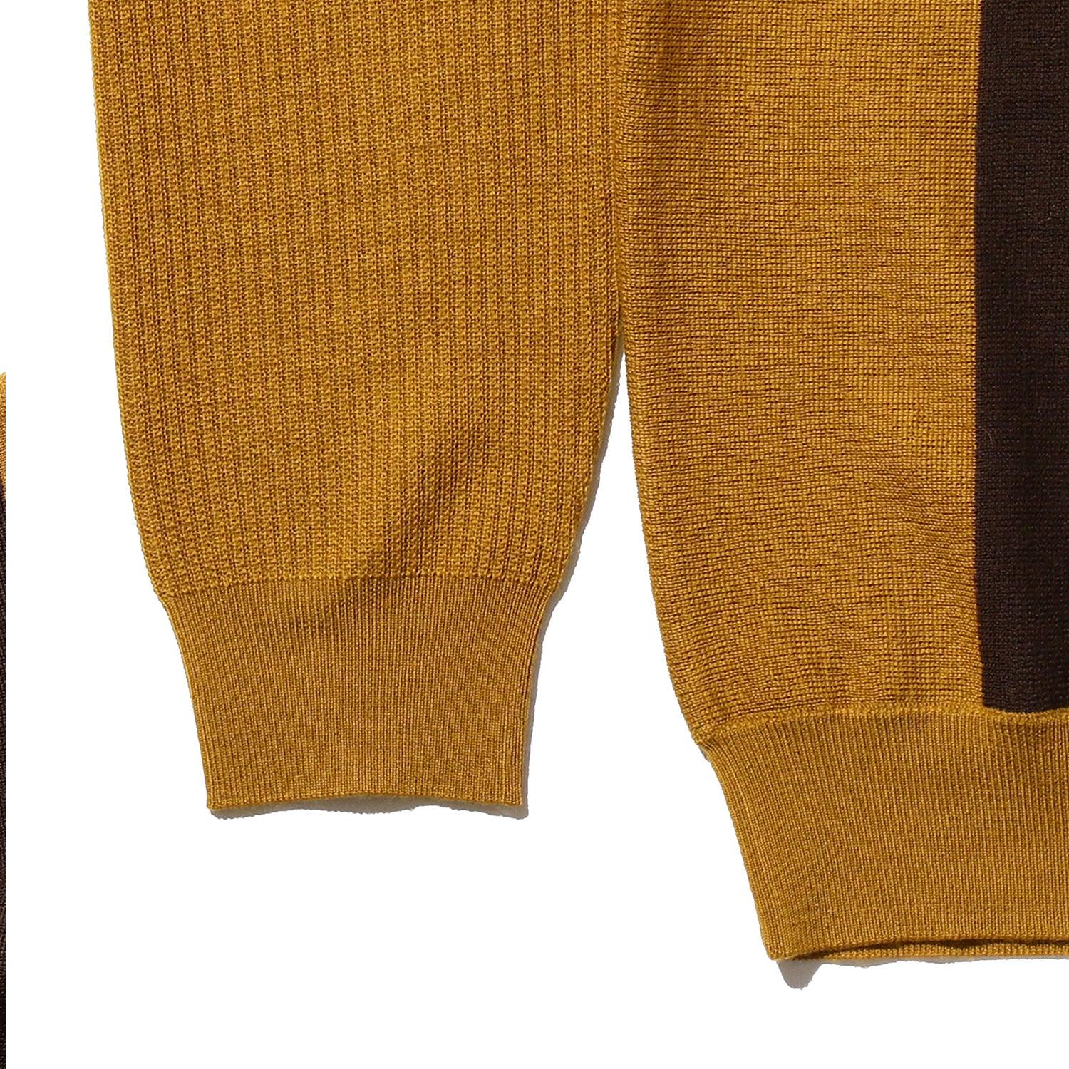 Knit Polo Stripe Sweater - Image 3