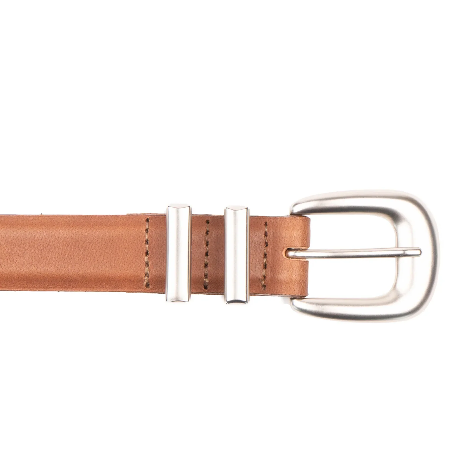 Jessie Women's Buffalo Belt - Tan - Image 2