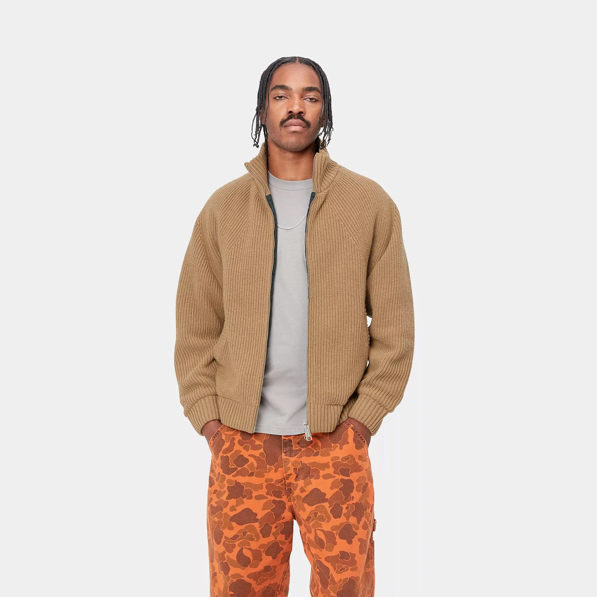 Banley Sweater Jacket - Peanut - Image 5