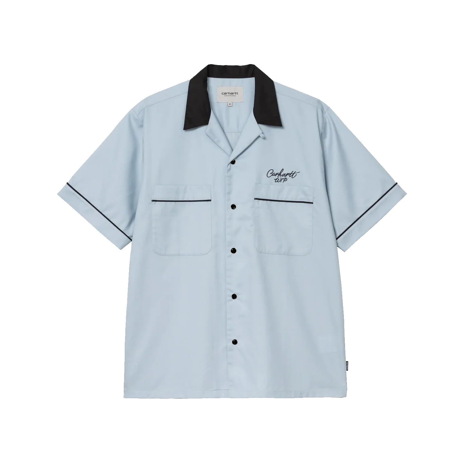 S/S Bowl Shirt - Blue Fog/Black