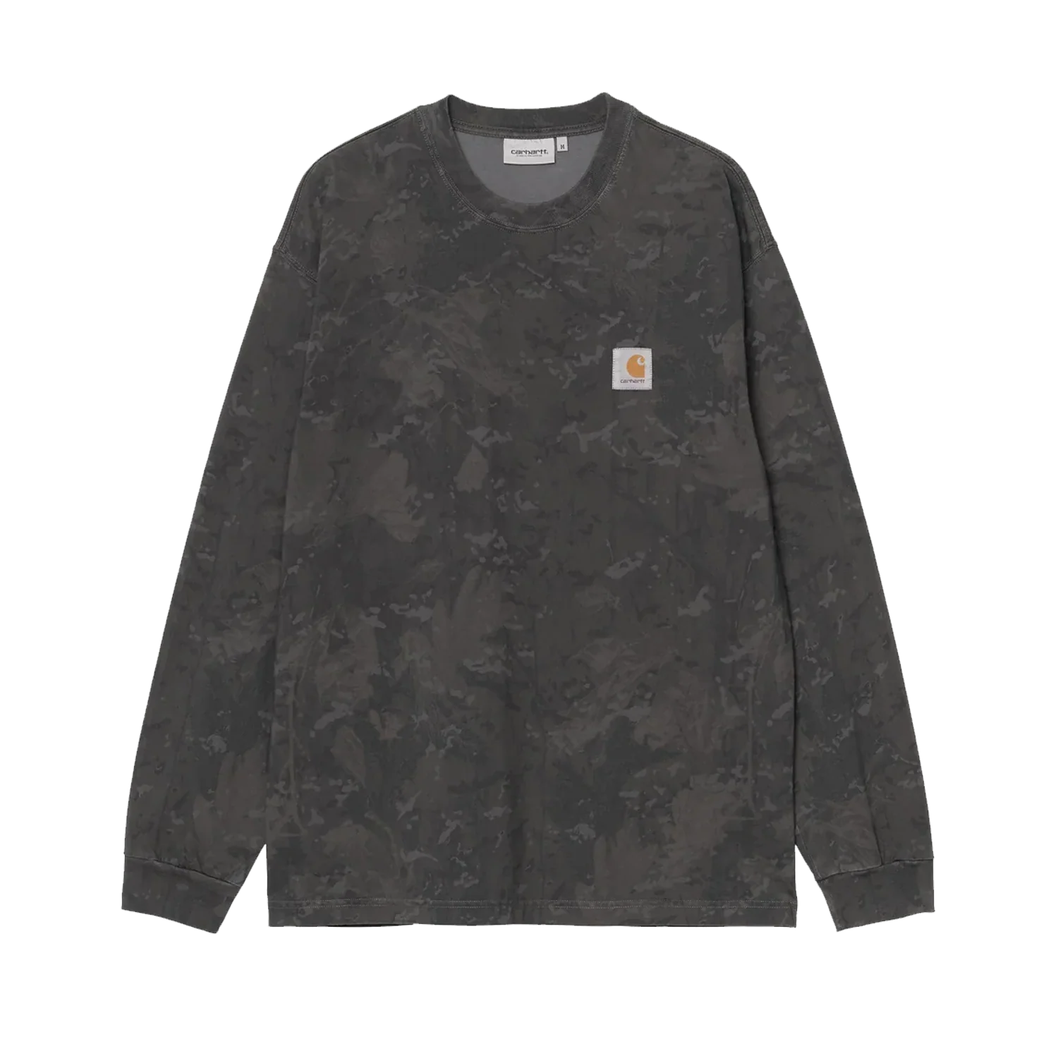 L/S Camo Combi T-Shirt - Green/Graphite