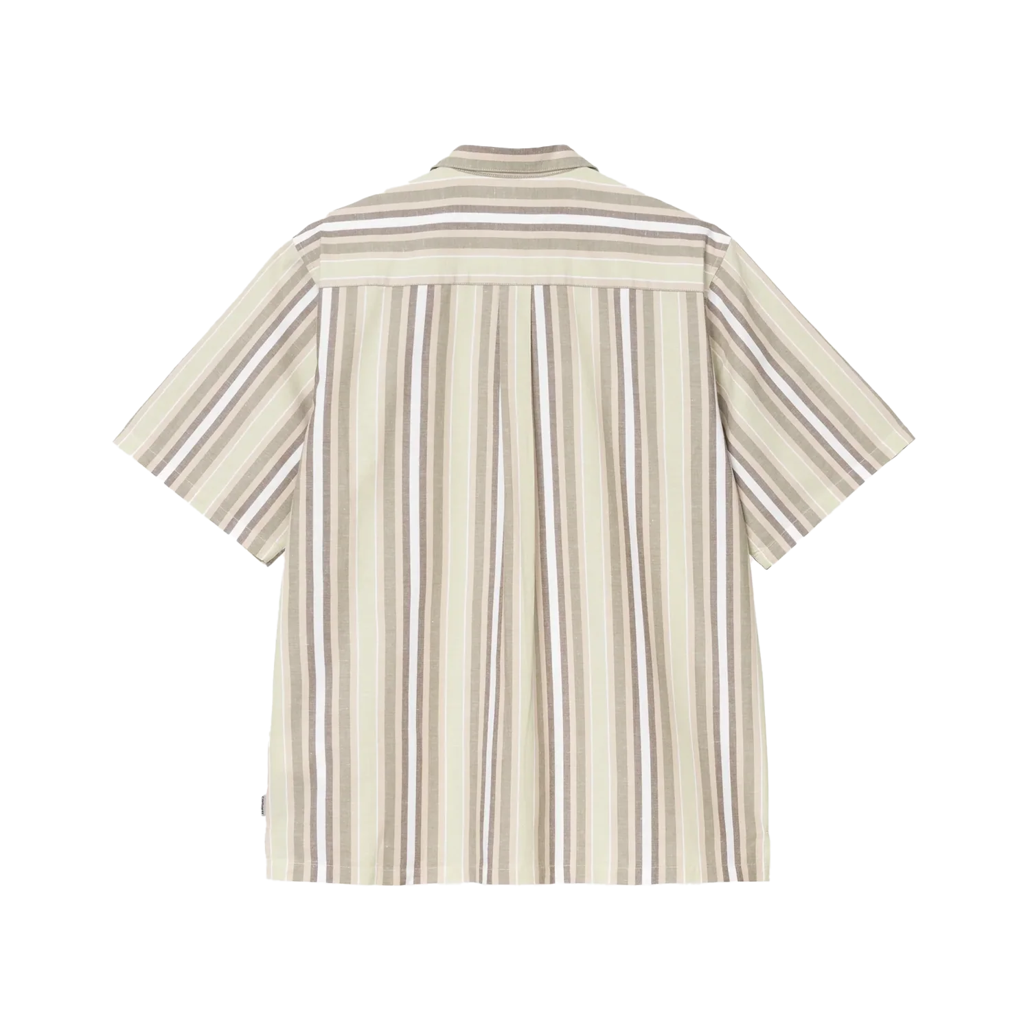 S/S Folsey Shirt - Pale Olive/White - Image 2