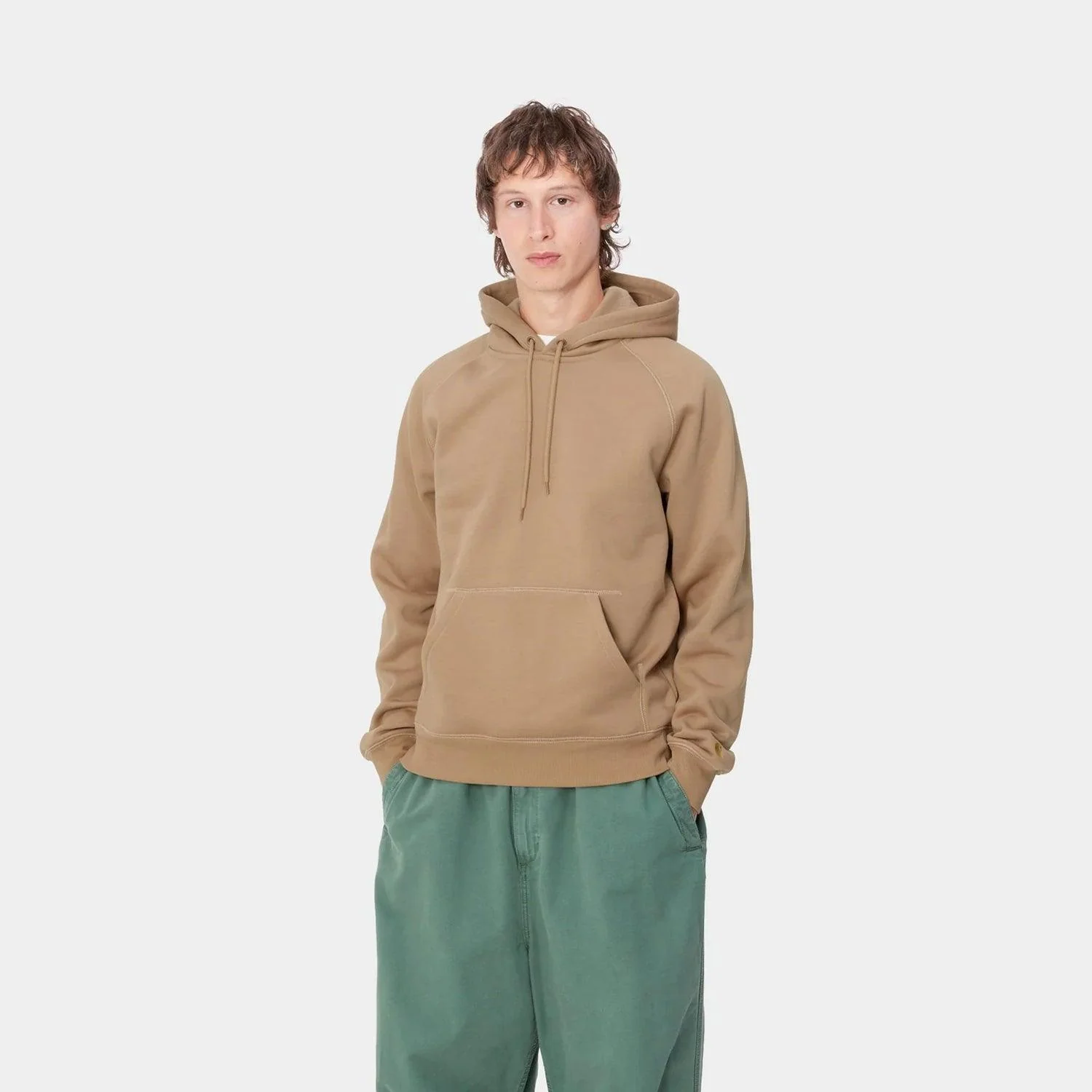 Hooded Chase Sweatshirt - Peanut - Image 3
