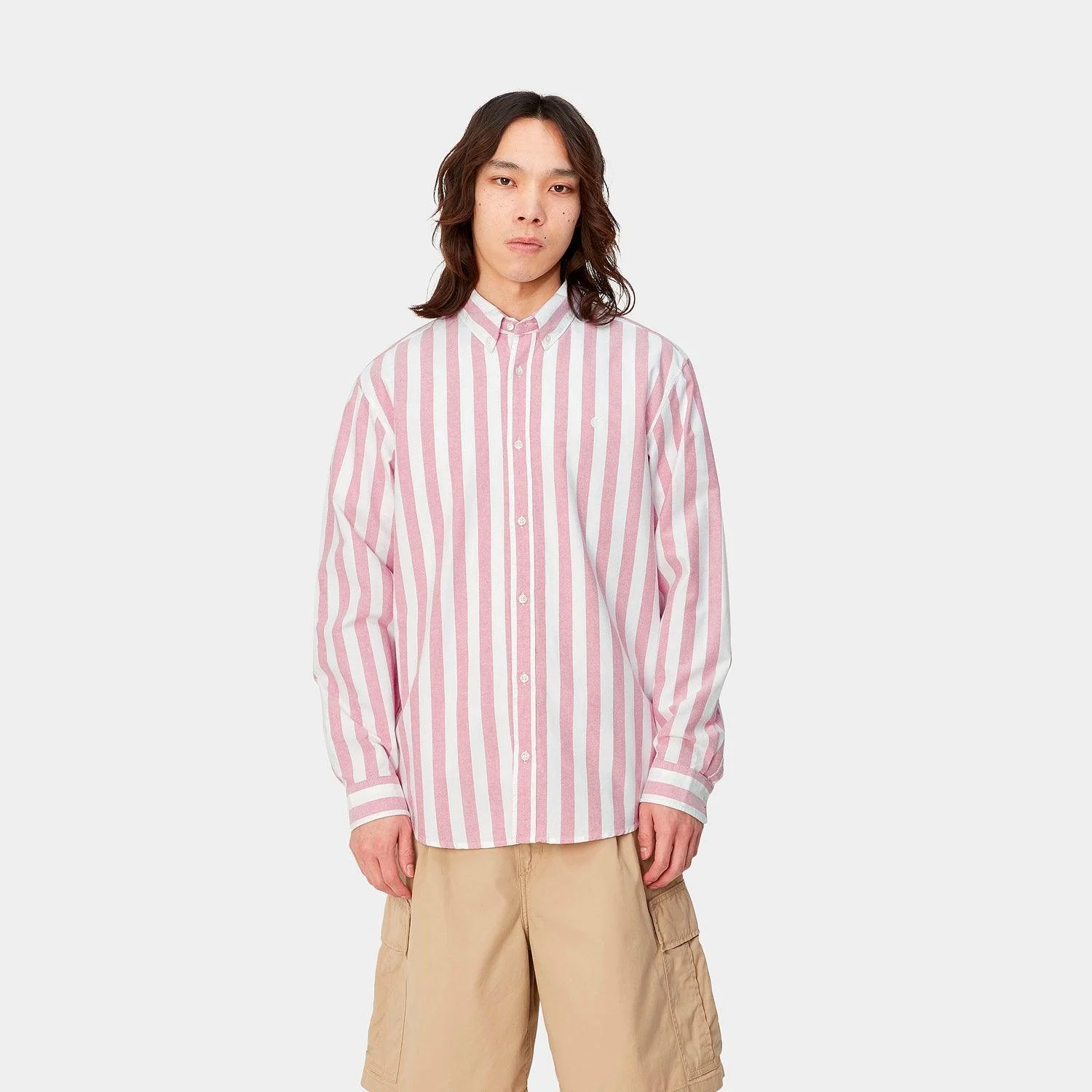 L/S Dillion Shirt - Samba/ White - Image 2