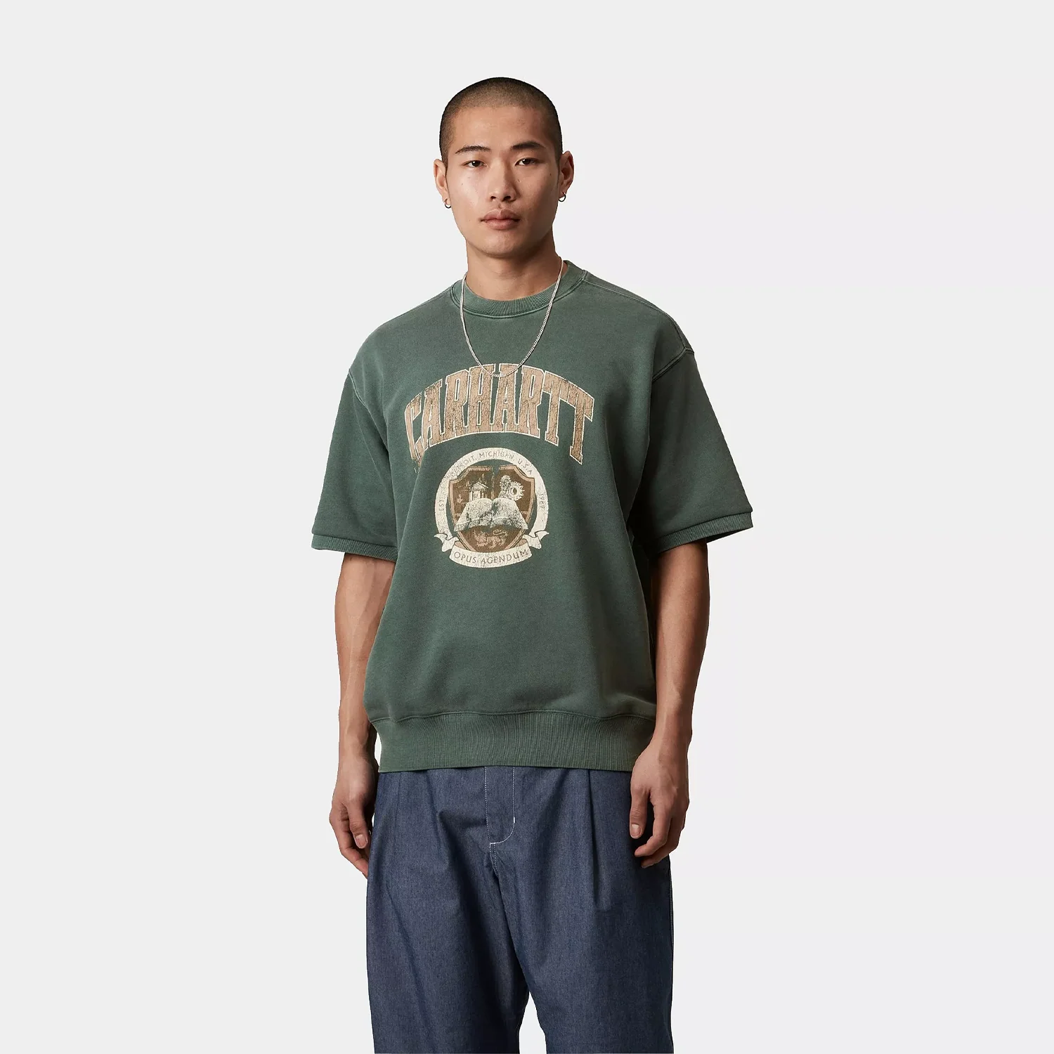 Library Sweat - Conifer Garment Dyed - Image 3