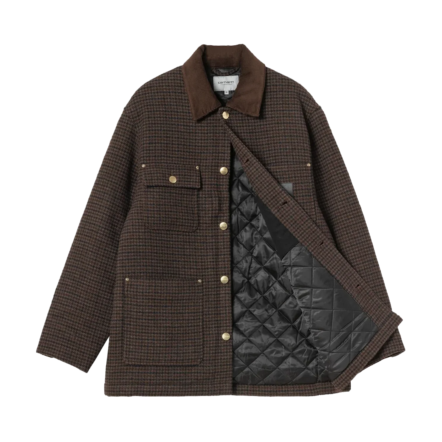 Lowis Houndstooth Chore Coat - Vitola Heather - Image 2