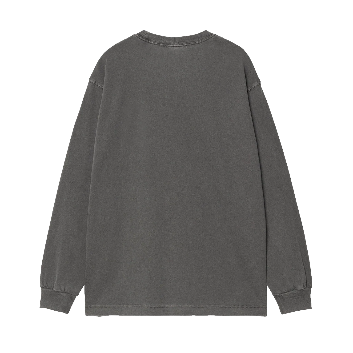 L/S Nelson T-shirt - Graphite garment dyed - Image 6