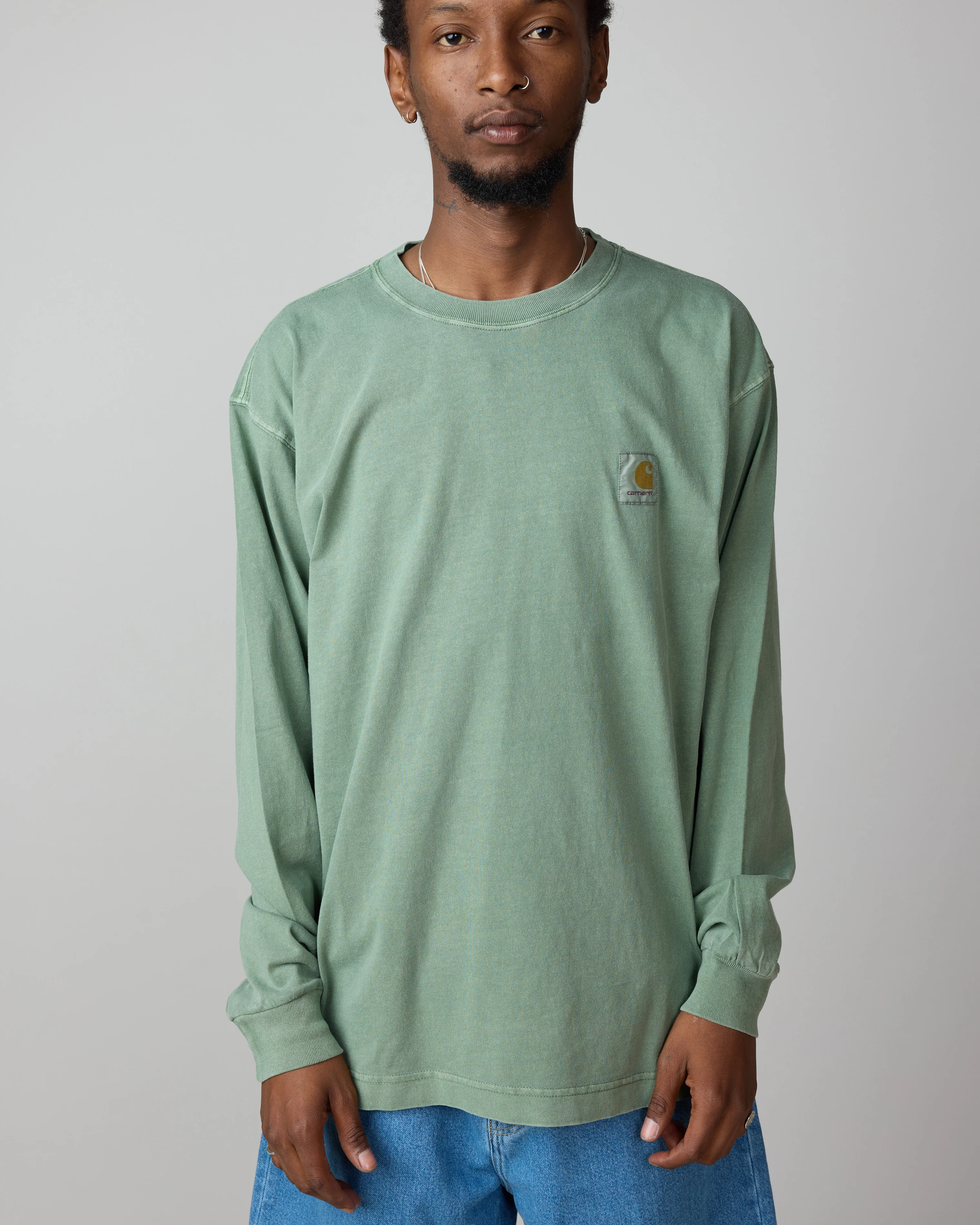 L/S Nelson T-Shirt - Park Garment Dyed - Image 2