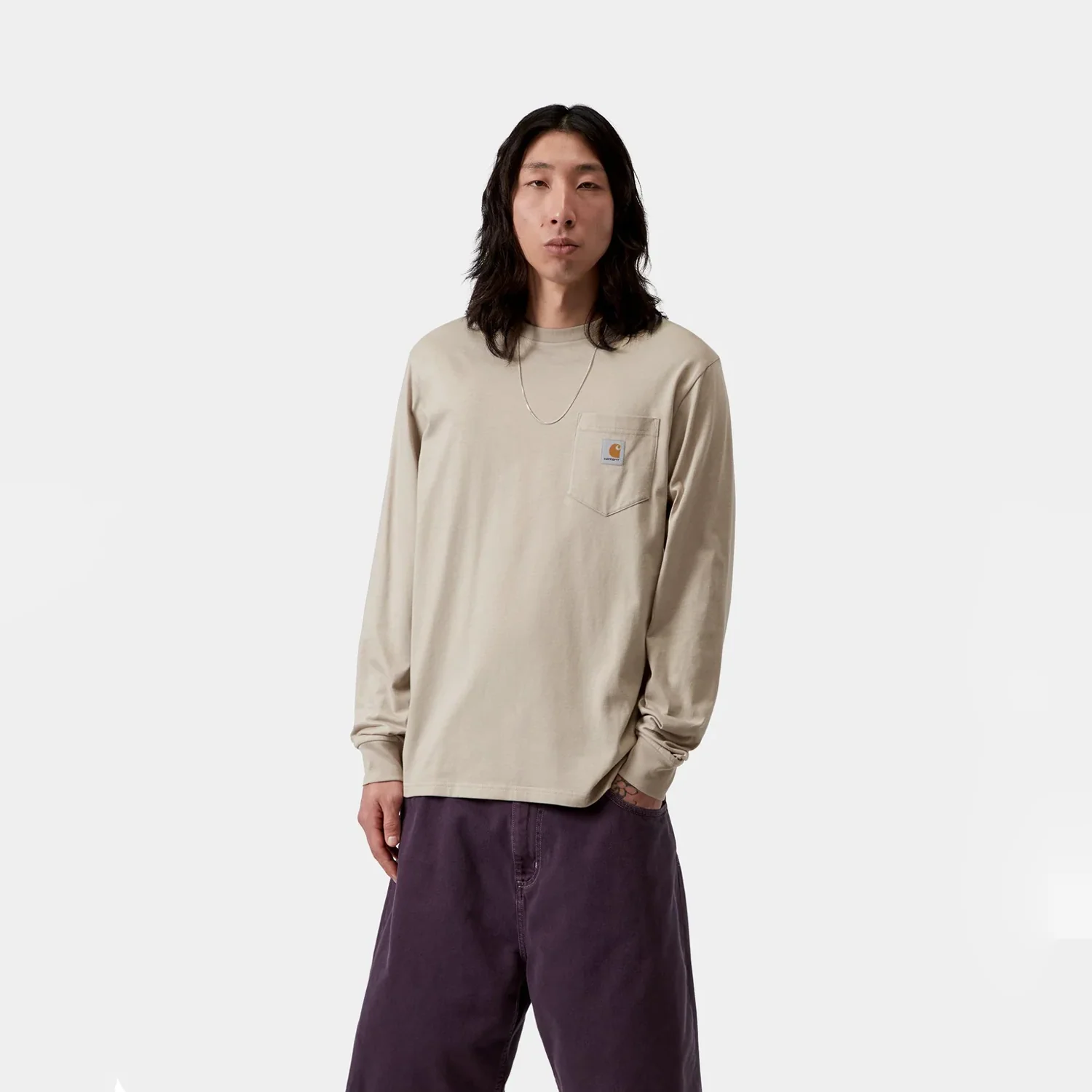 L/S Pocket T-Shirt - Puddle - Image 2