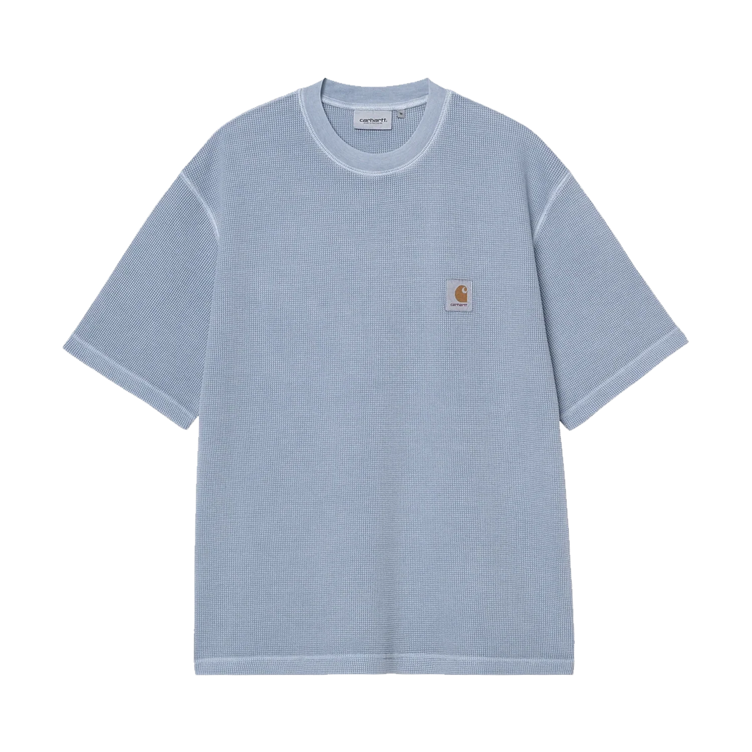 S/S Nelson Waffle T-Shirt - Gentle Blue