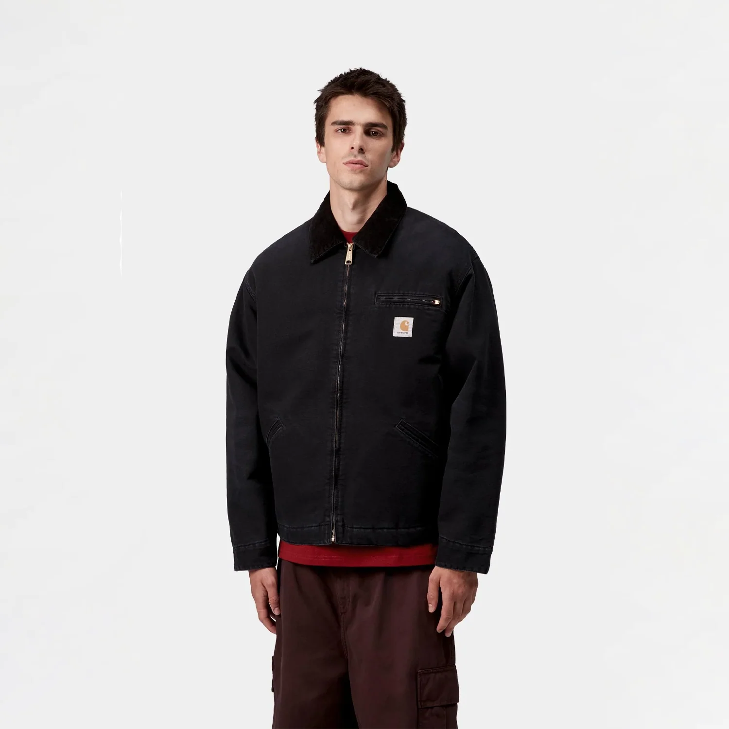 OG Detroit Jacket (Winter) - Black/Black Dearborn - Image 3