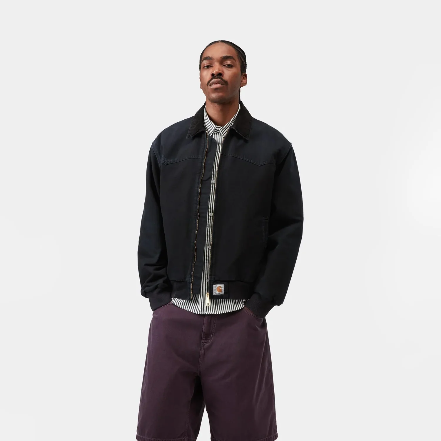 Og Santa Fe Jacket - Black / Black Grind Wash - Image 3