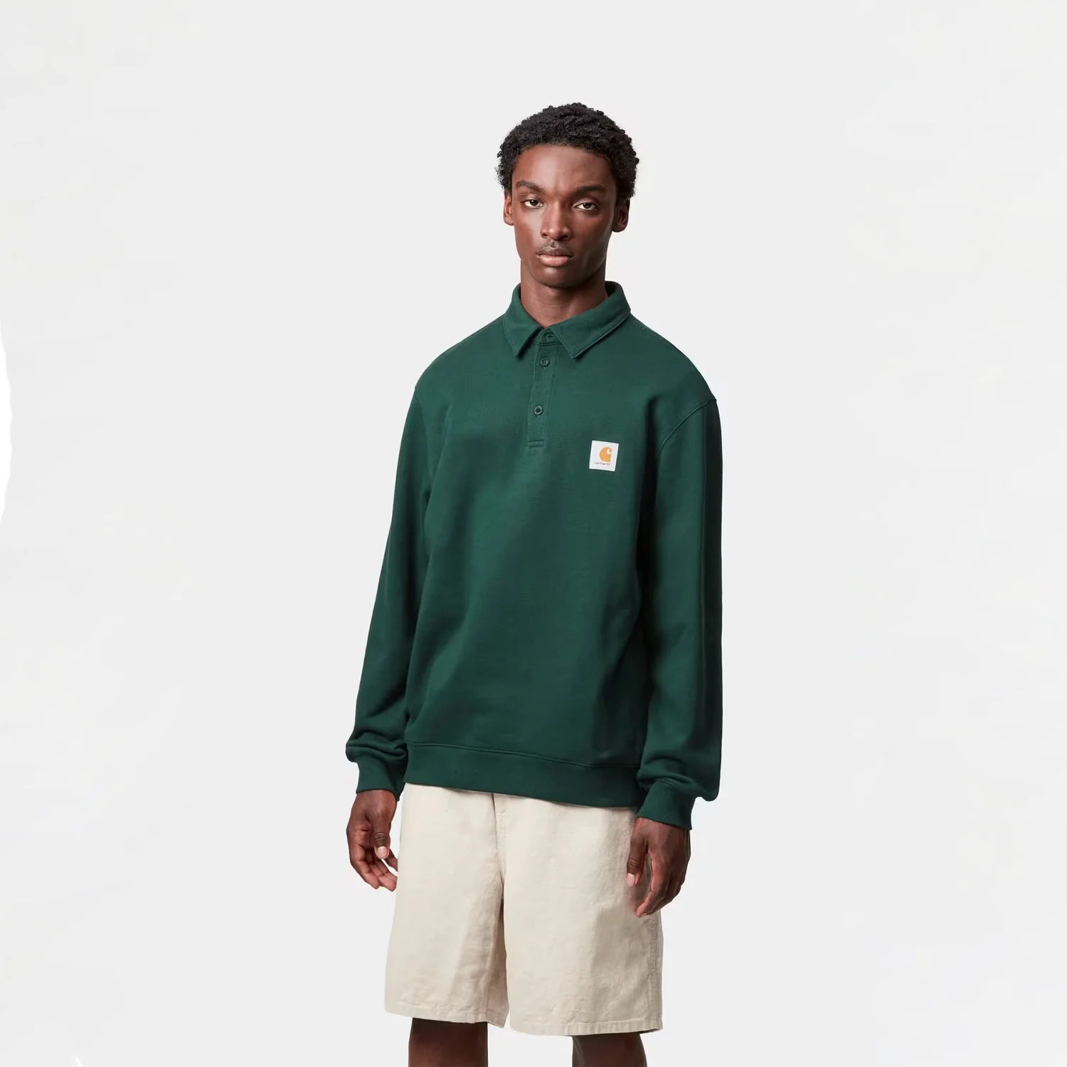 Polo Sweat - Dark Fir - Image 3