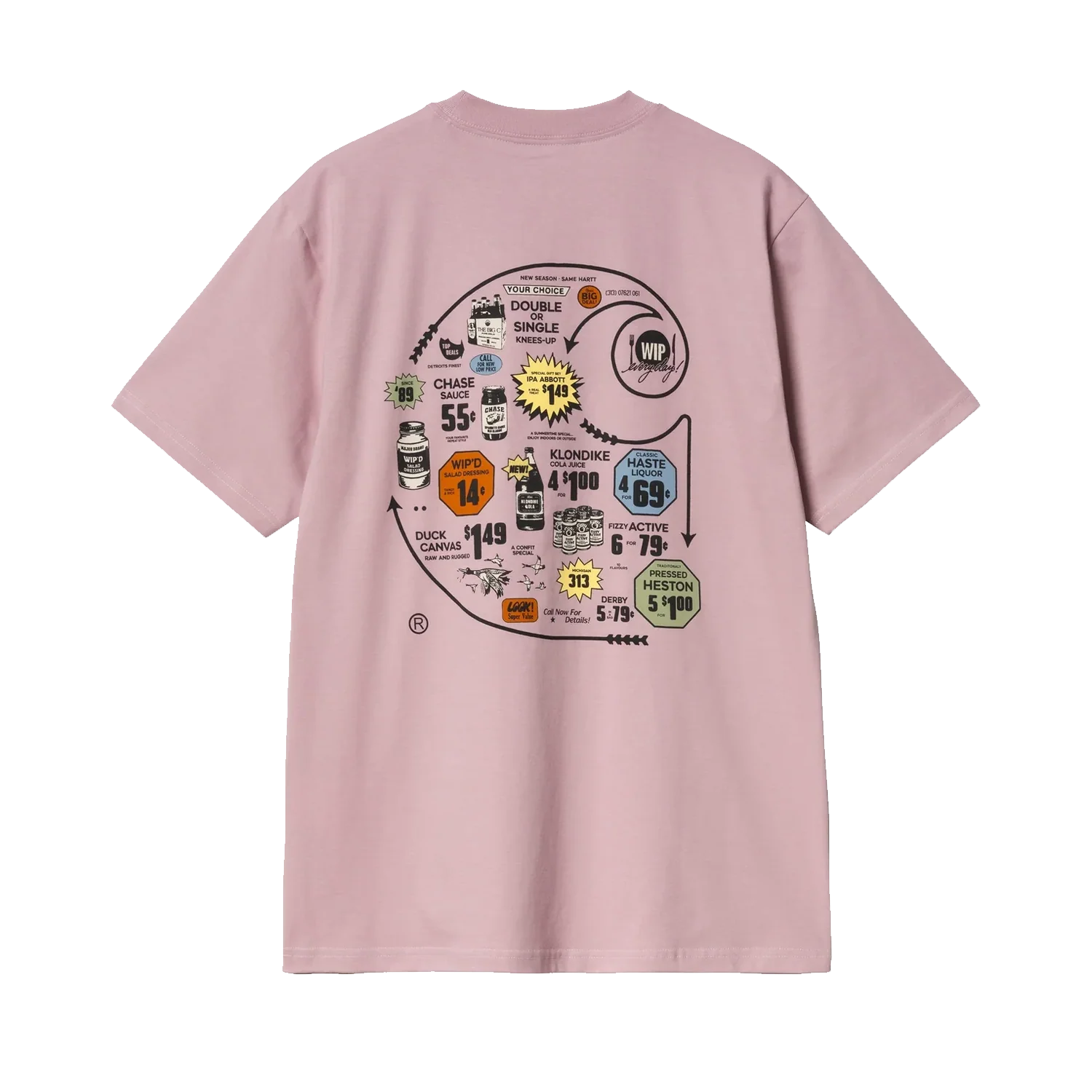 S/S Catalogue C Logo T-Shirt - Hortesia - Image 2