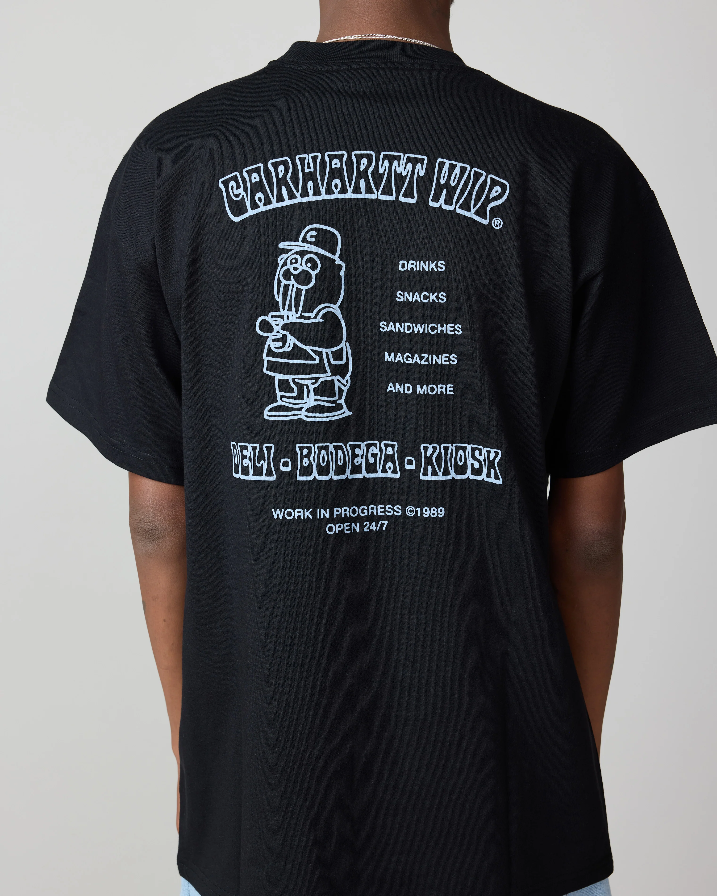 S/S Sandwich T-Shirt - Black - Image 2