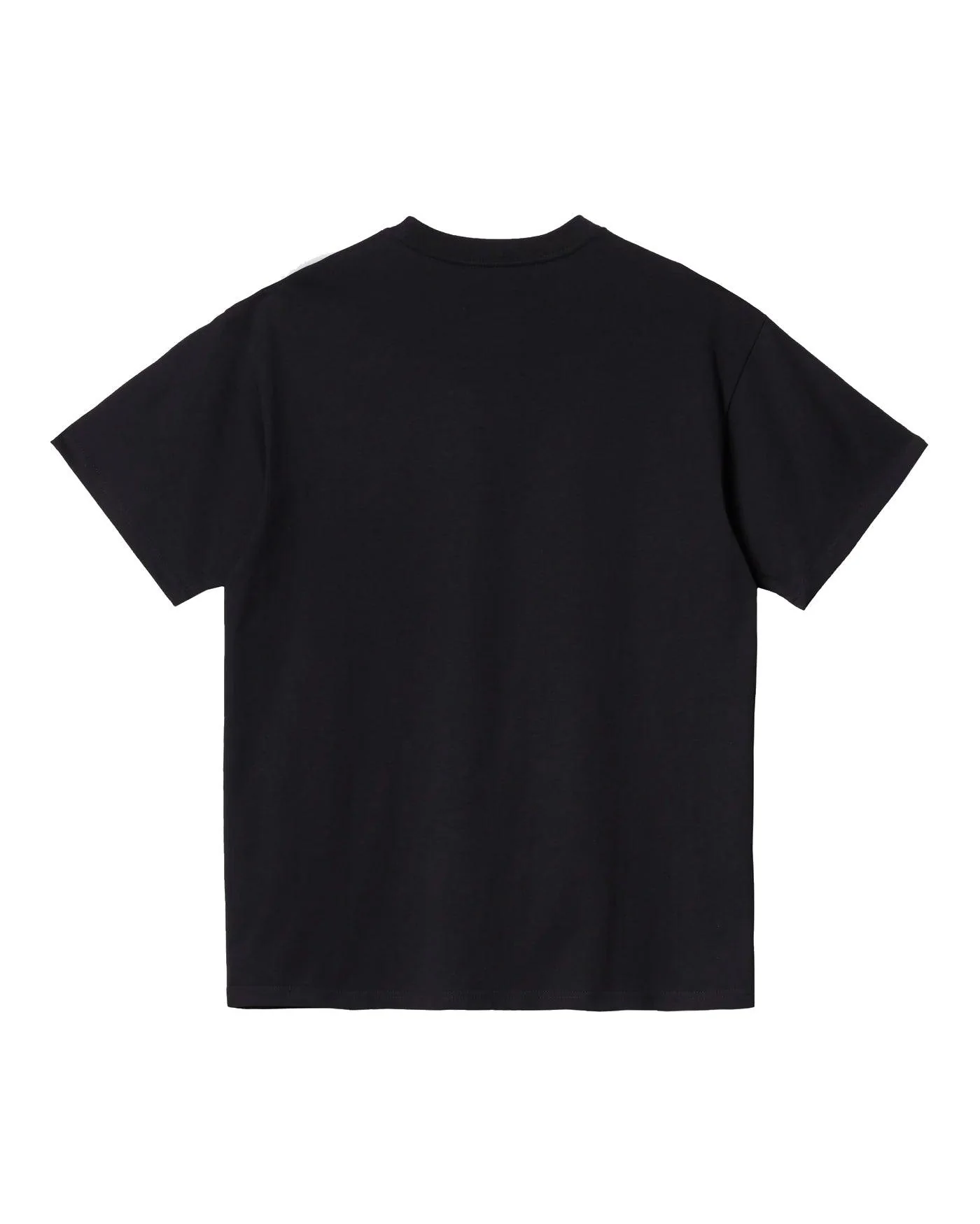 S/S Script Embroidery Tee -Black / White - Image 2