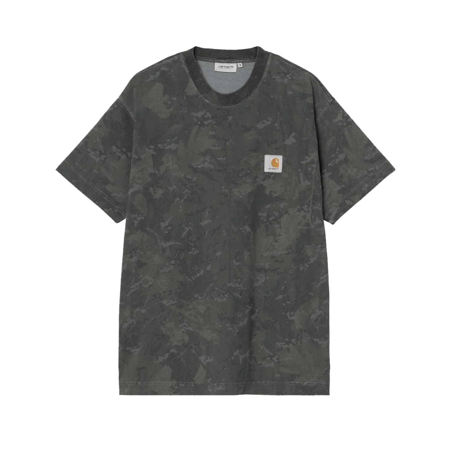 S/S Camo Combi T-Shirt - Green/Graphite