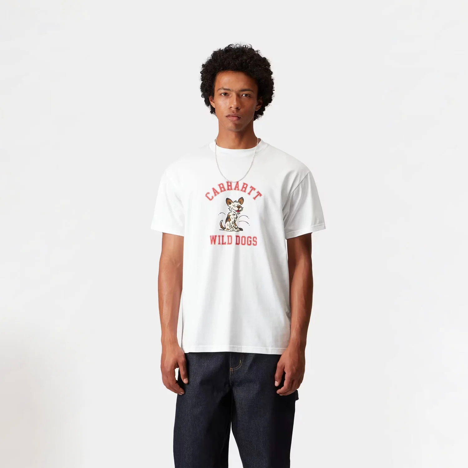 S/S Wild Dog T-Shirt - White - Image 2