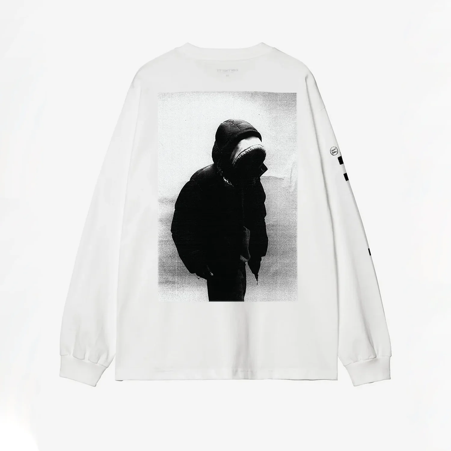 L/S Archive Script T-Shirt - White - Image 2