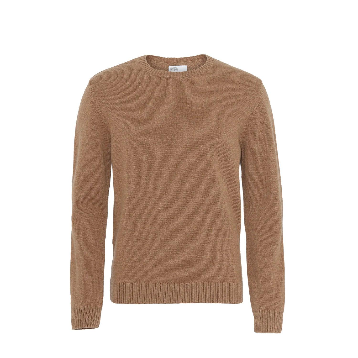 Merino Wool Crewneck - Sahara Camel