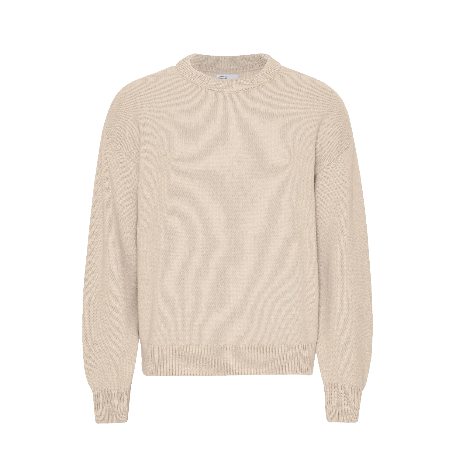 Oversized Merino Crewneck - Ivory White