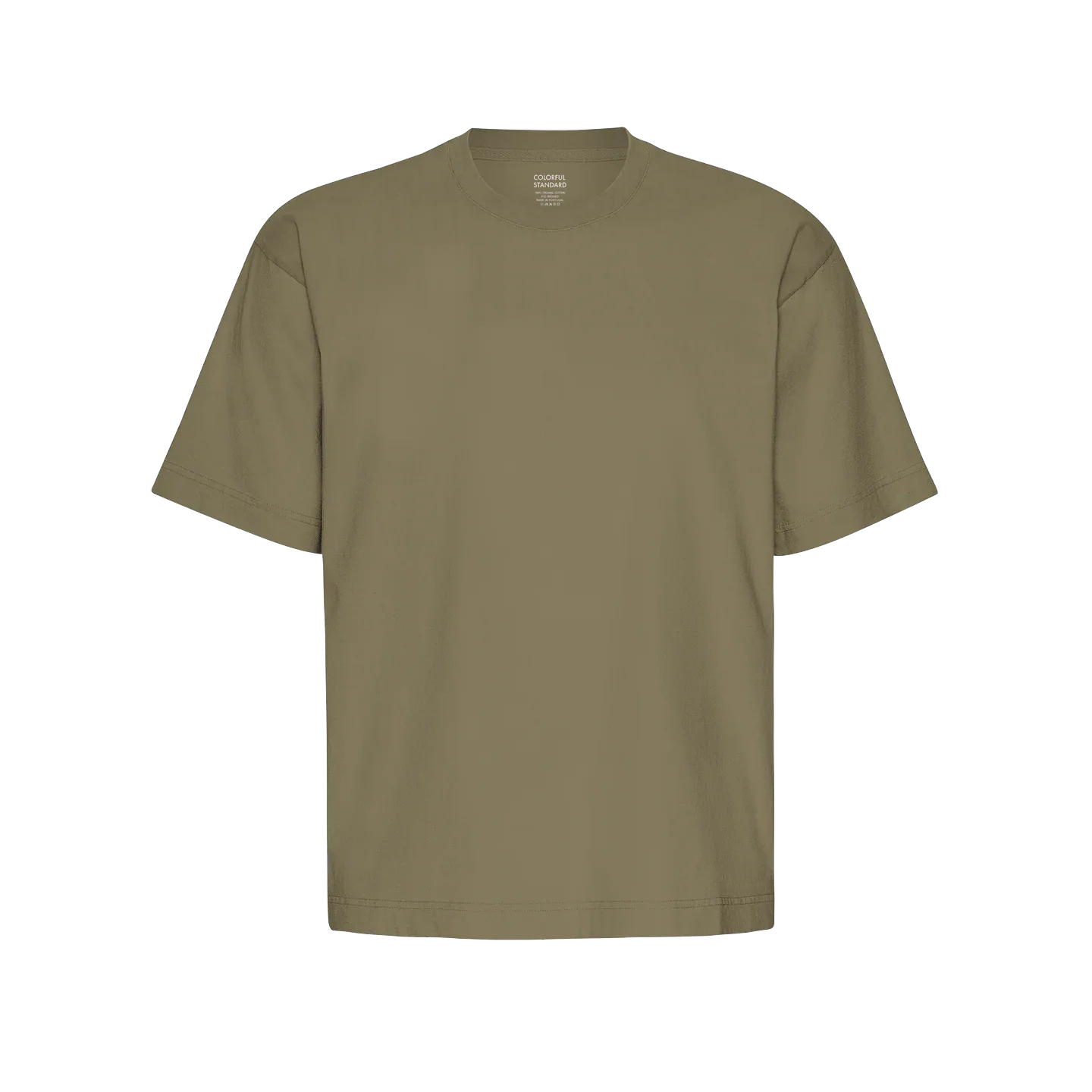 Oversized Organic T-Shirt - Dusty Olive
