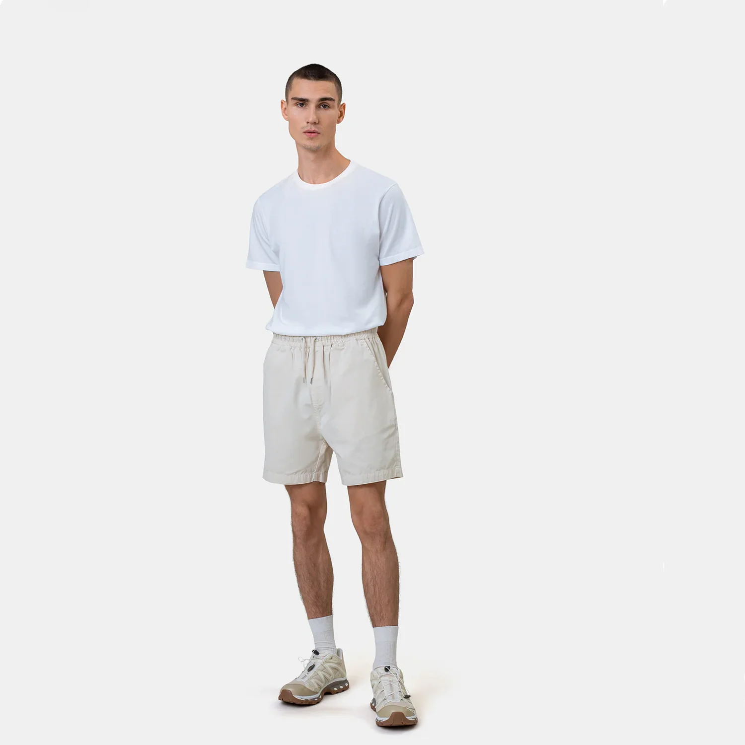 Organic Twill Shorts - Optical White - Image 2