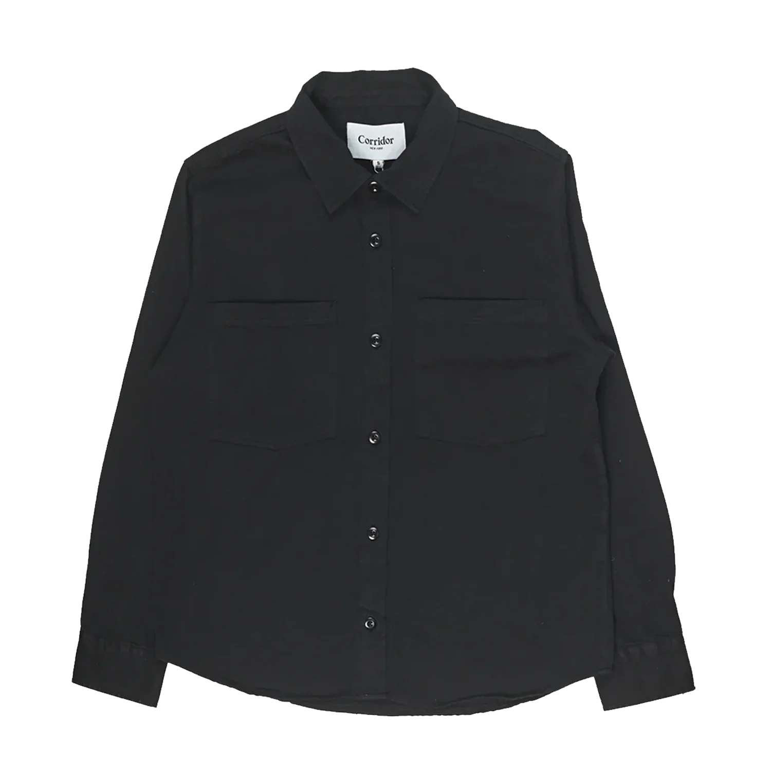 Garment Dye Twill LS - Black
