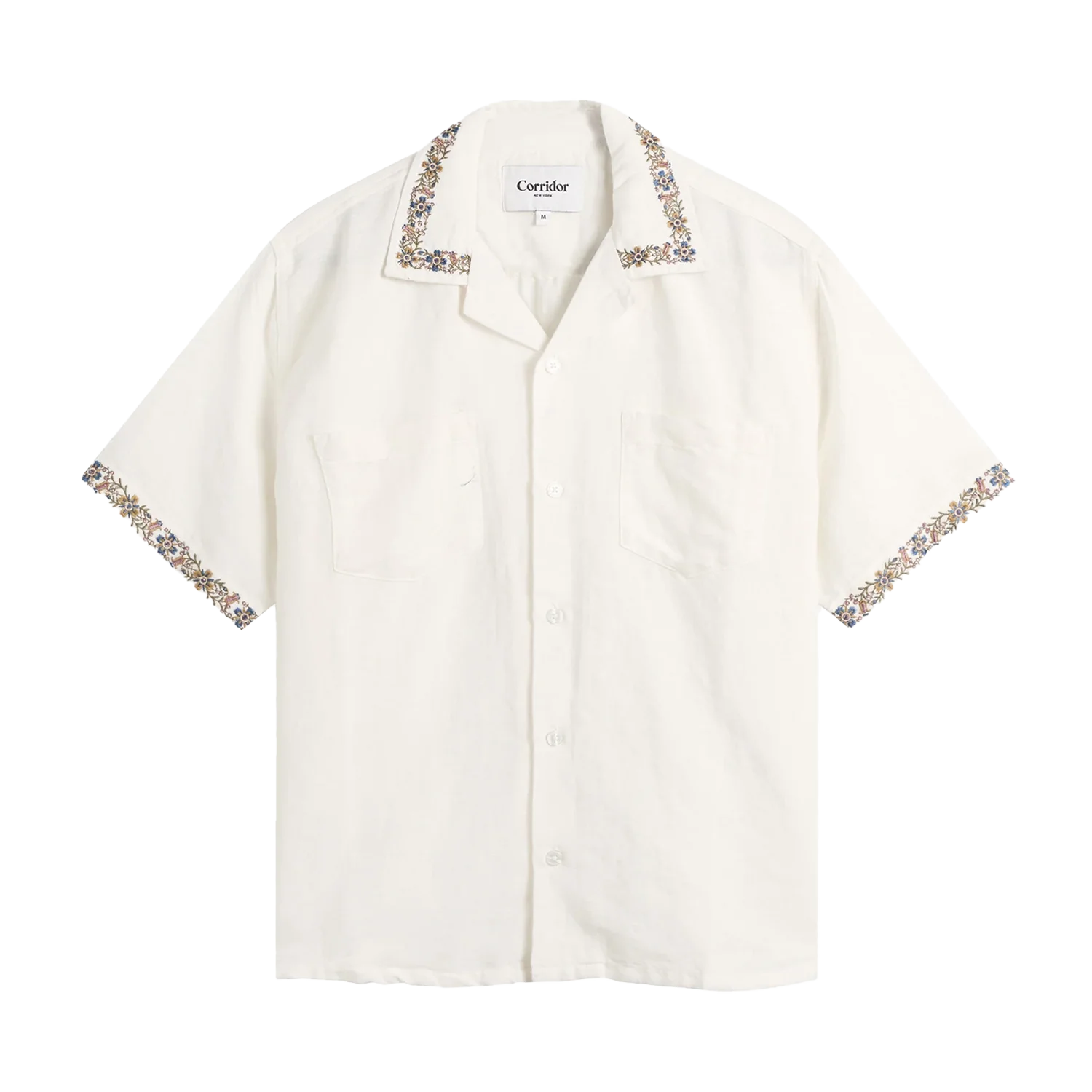 Harmony Embroidered SS - White