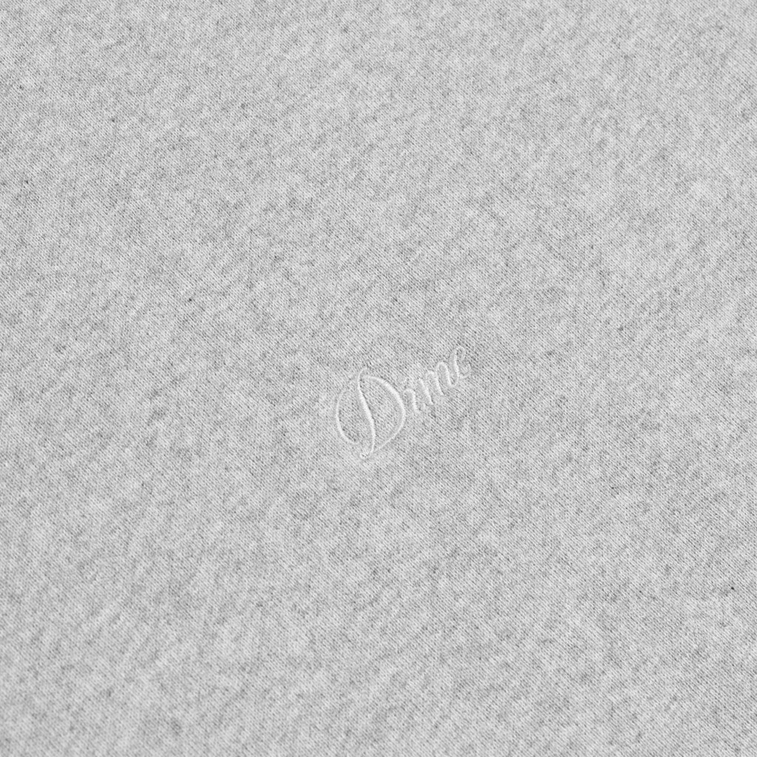 Cursive Small Logo Hoodie - Heather Grey - Image 2