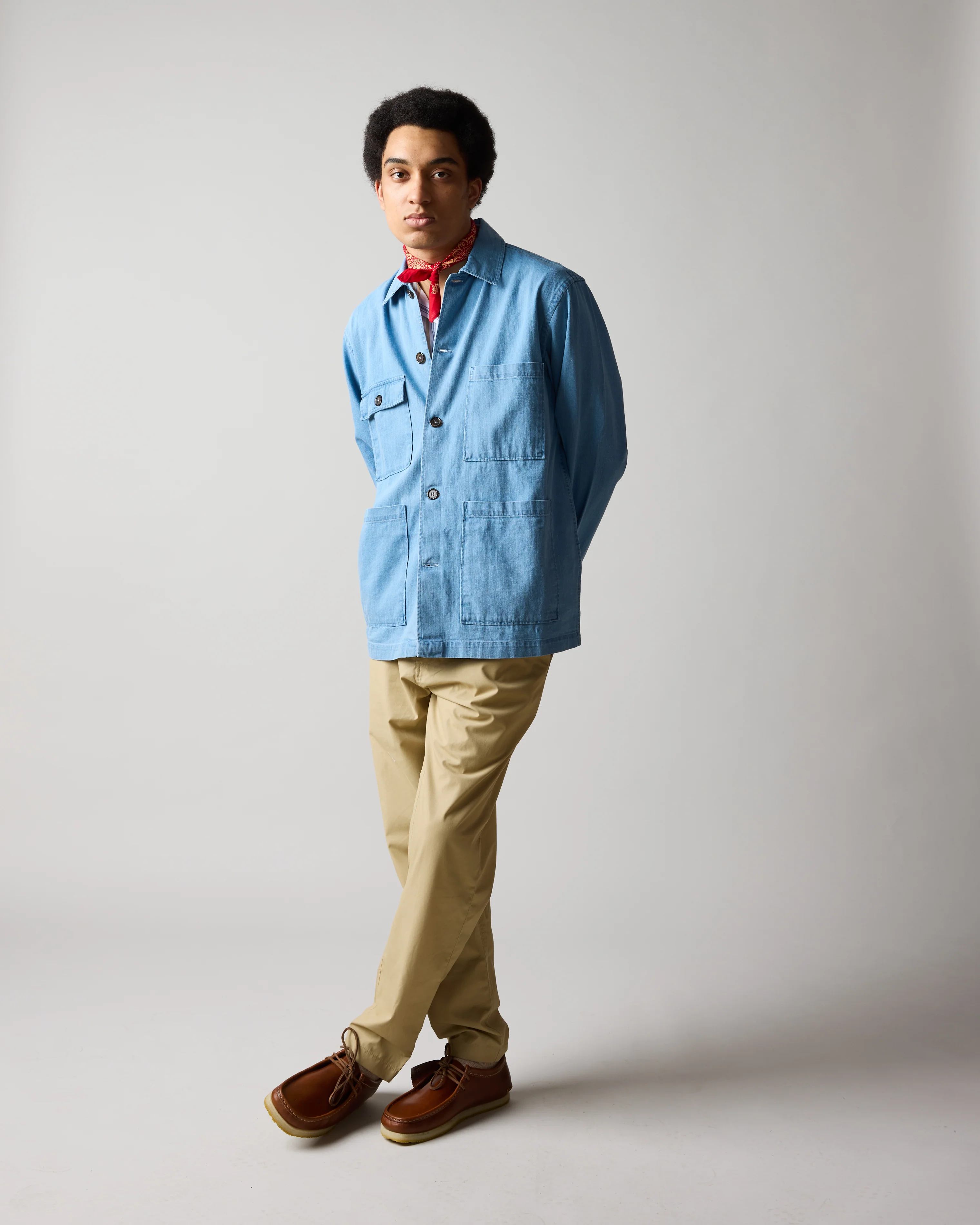 Dockside Jacket - Washed Indigo 8oz Denim - Image 4