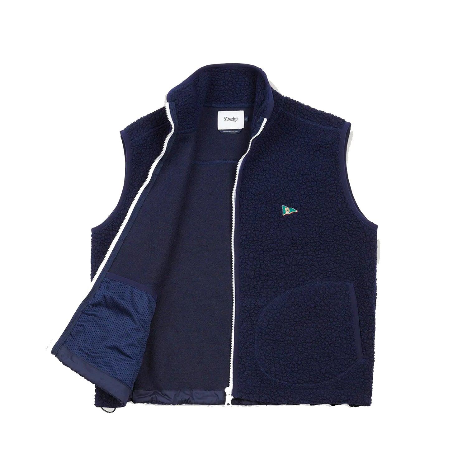 Boucle Wool Fleece Zip Vest - Image 2