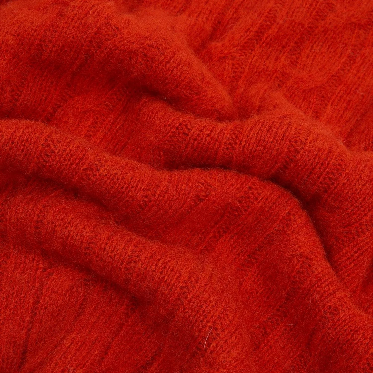 Brushed Shetland Cable Jumper - Carmen - Image 2
