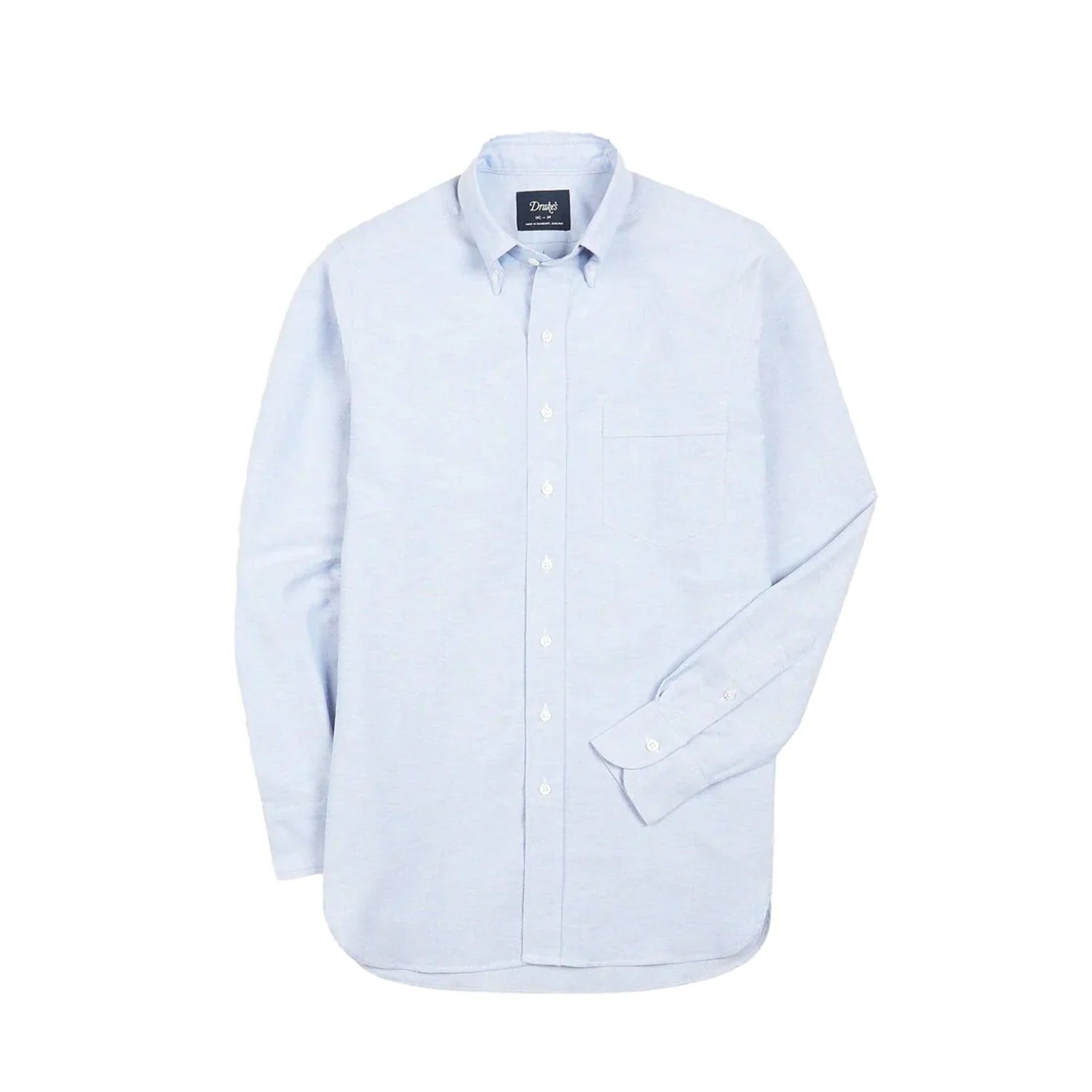 Button Down Oxford - Mid Blue