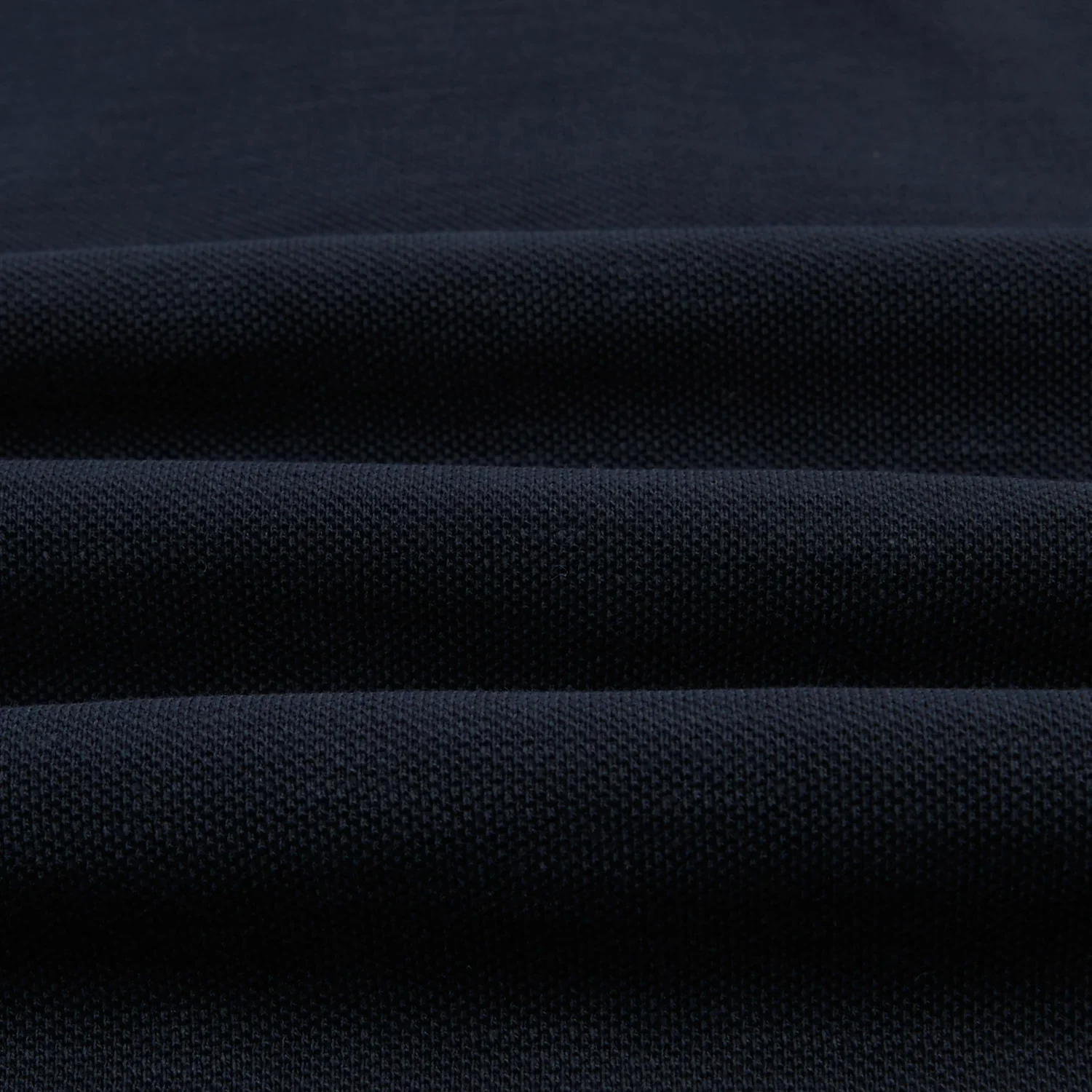 LS Pique Jersey Polo - Navy - Image 3