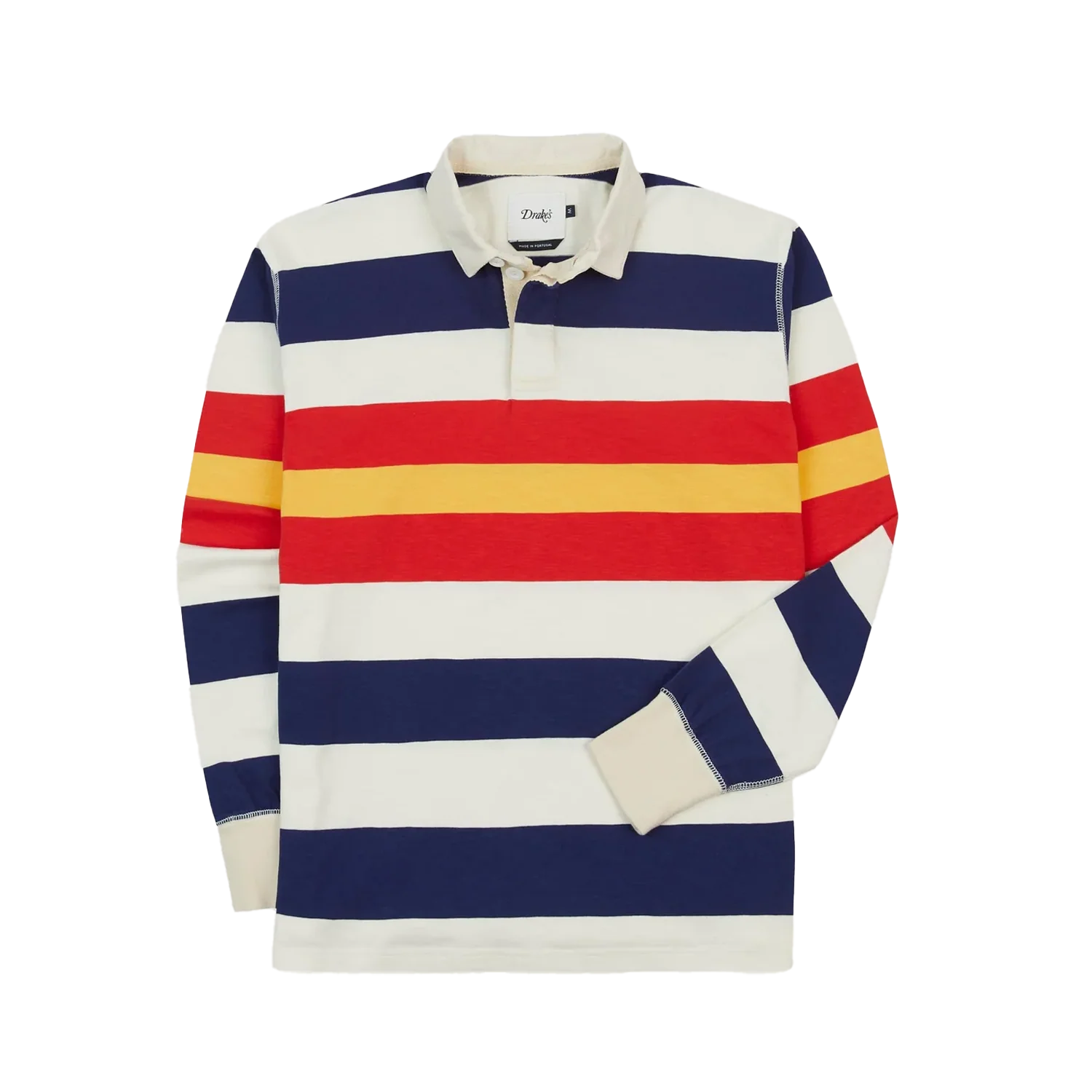 LS Striped Flame Rugby - Red / Yellow