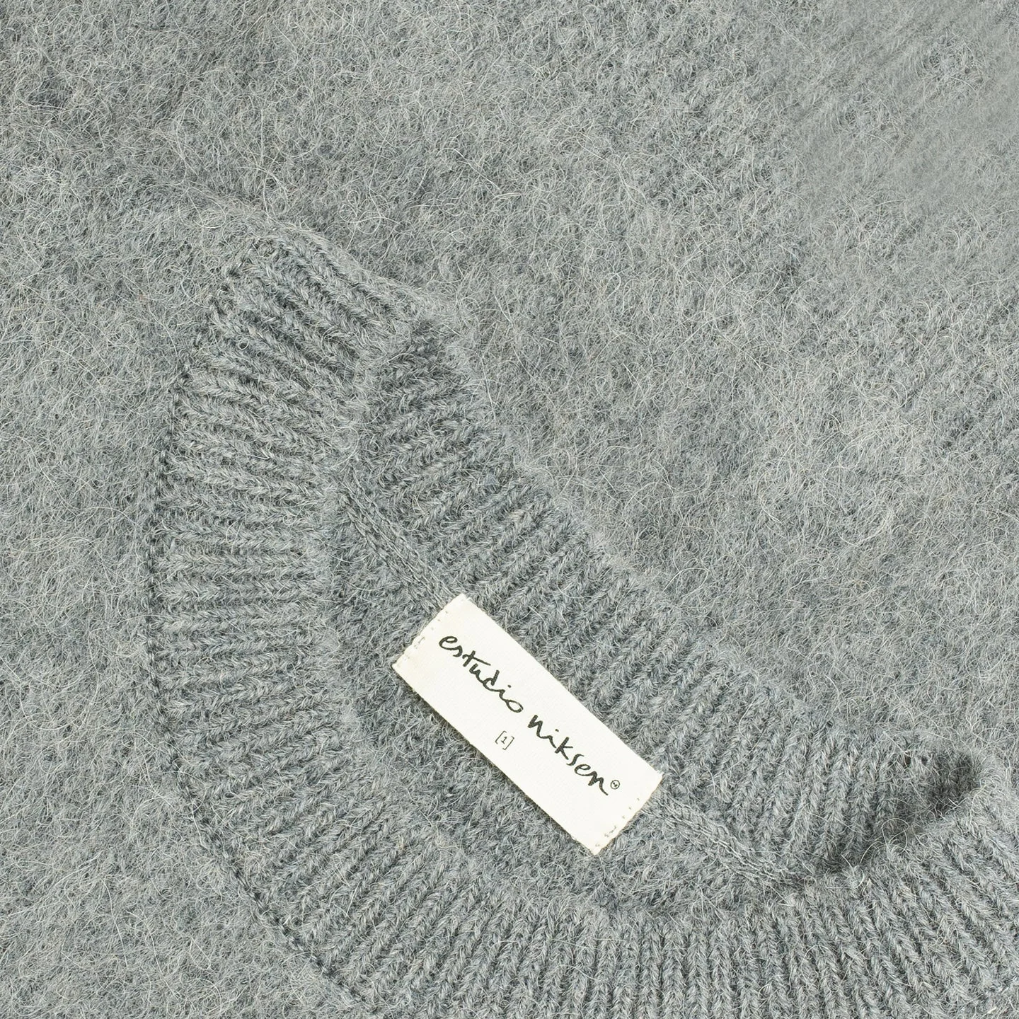Alpaca Knit Vest - Grey - Image 2