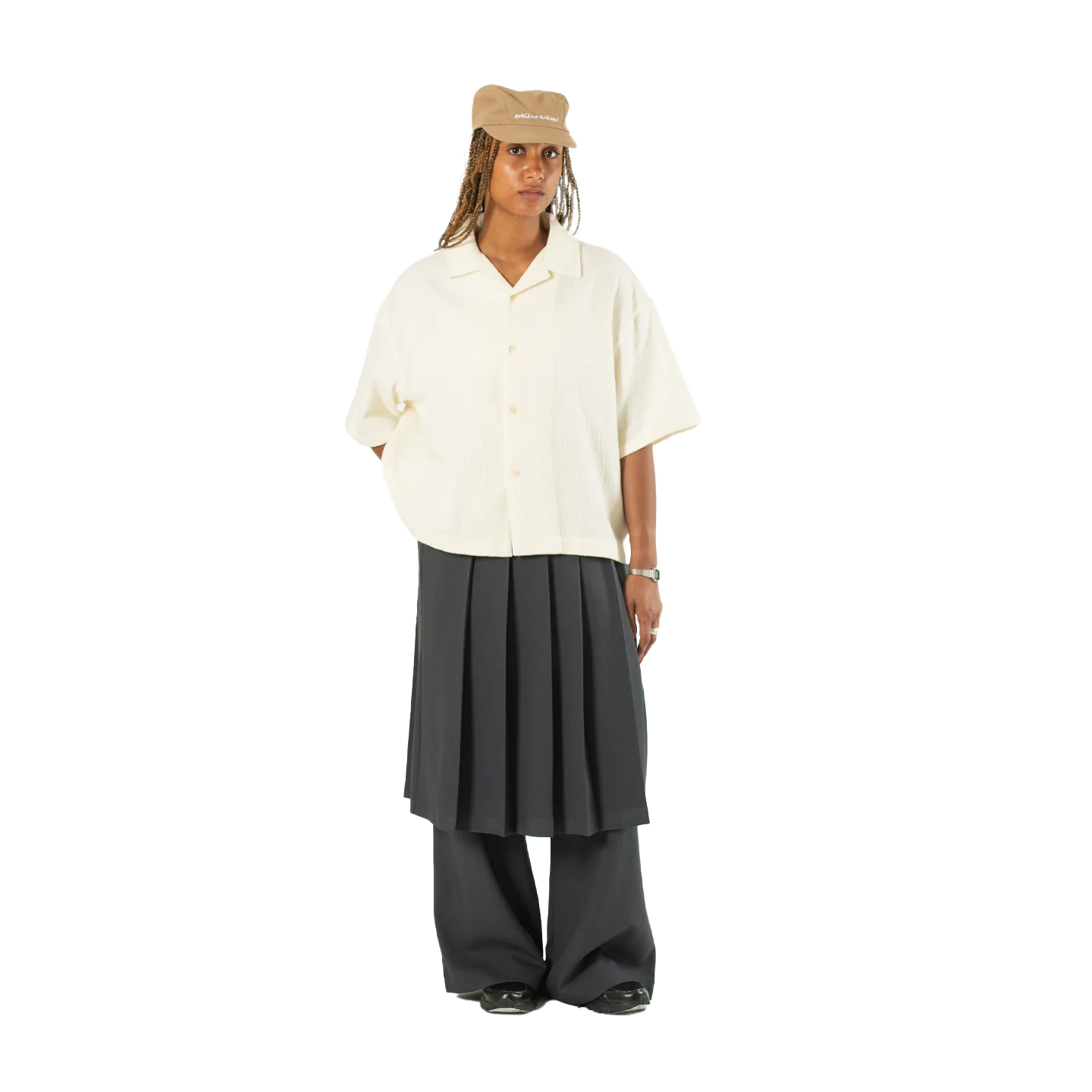 Resort Boxy Shirt - Ivory - Image 3