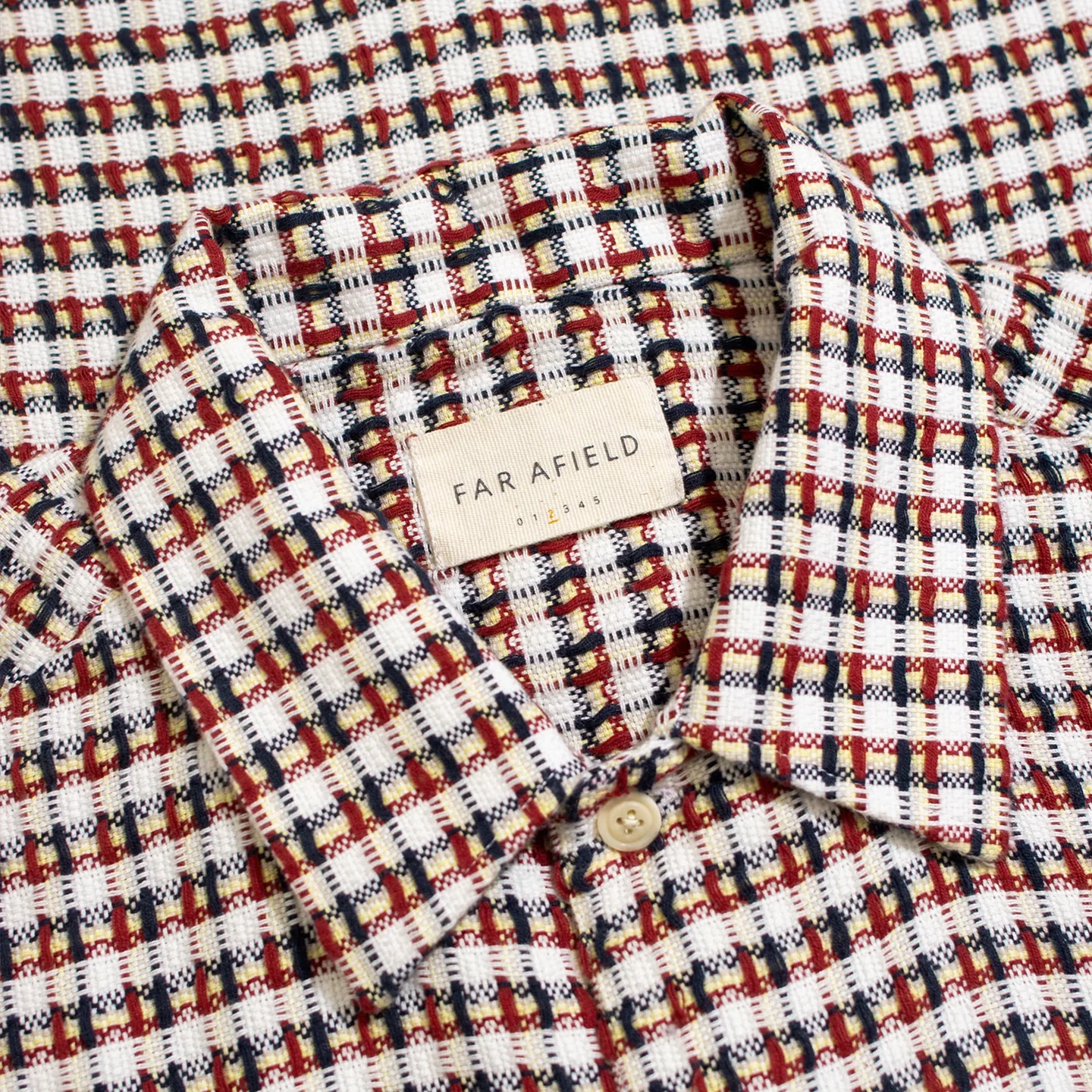 S/S Busey Shirt - Deep Red/Multi Dobby Check - Image 3