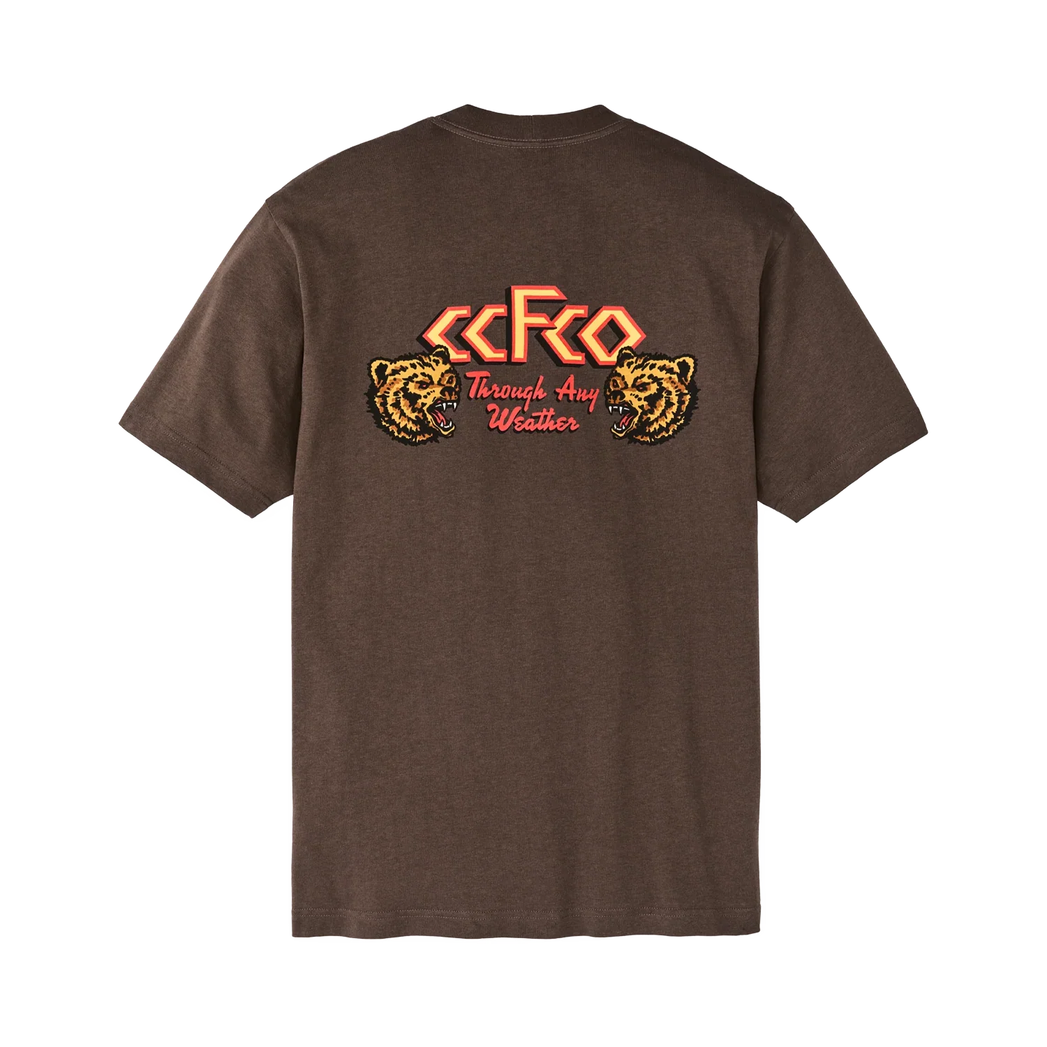 S/S Any Weather Graphic T-Shirt - Dark Brown - Image 2